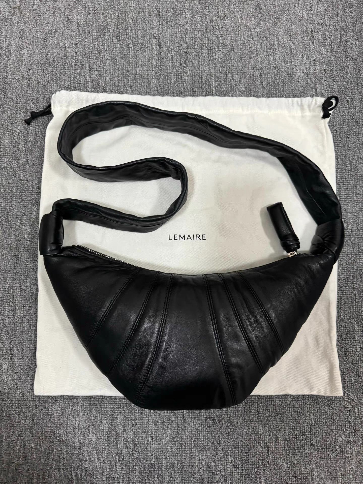 Lemaire Lemaire black Croissant bag Size ONE SIZE - 1 Thumbnail