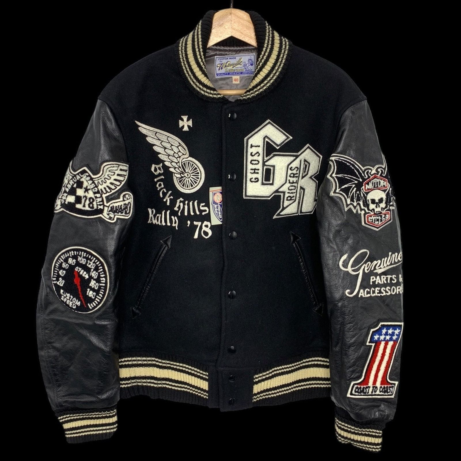 東洋　WHITESVILLE BLACK BONES 40 美品 東洋 WHITESVILLE BLACK BONES 40