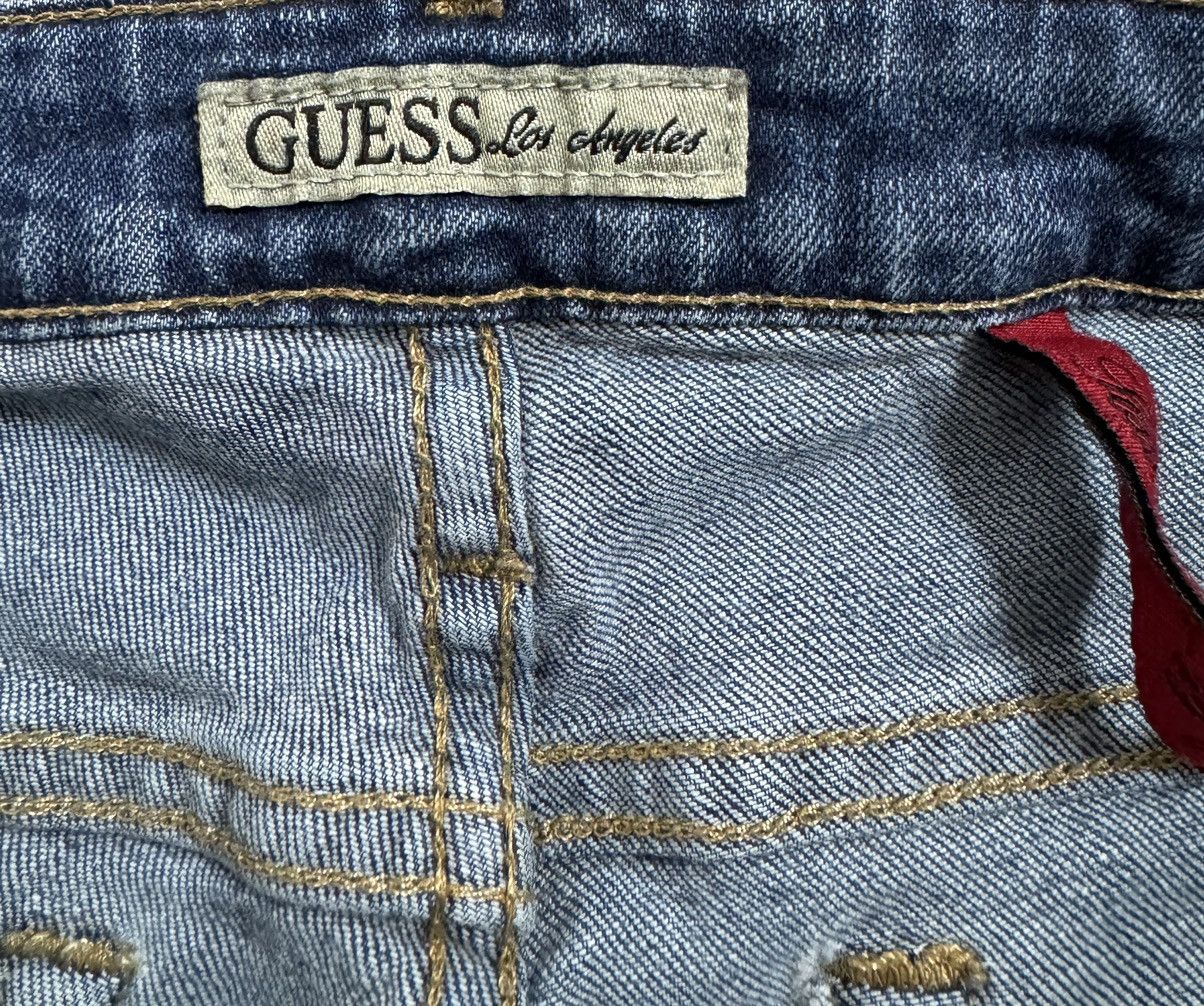 Guess × Vintage GUESS Starlet Straight Leg Denim Size 29" - 4 Thumbnail