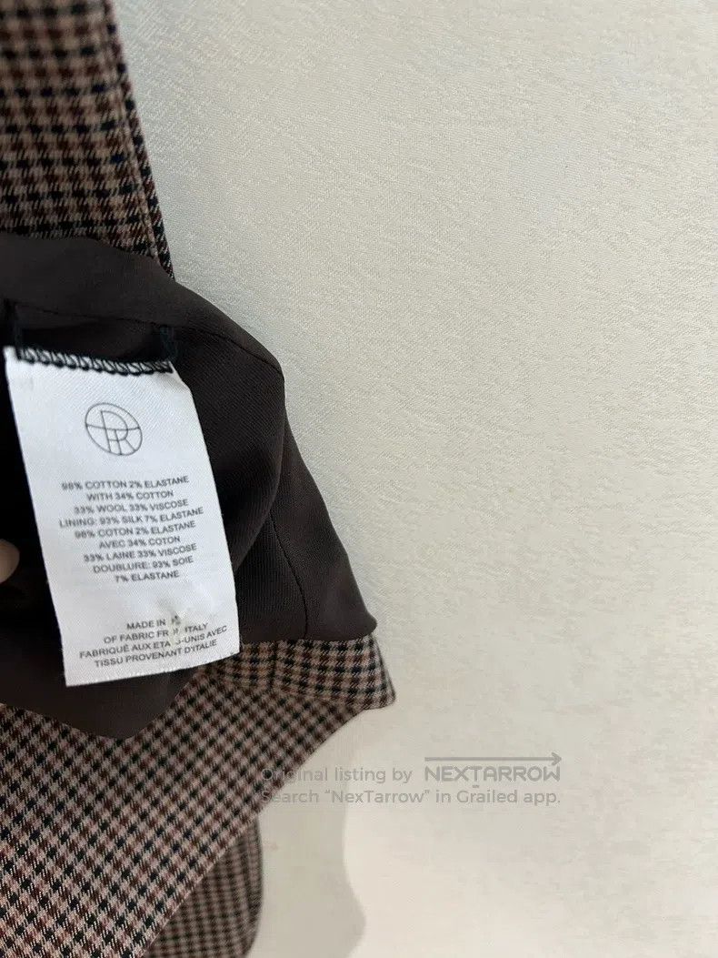The Row The Row size 10 Classic Plaid Wool Blazer Size US L / EU 52-54 / 3 - 4 Thumbnail