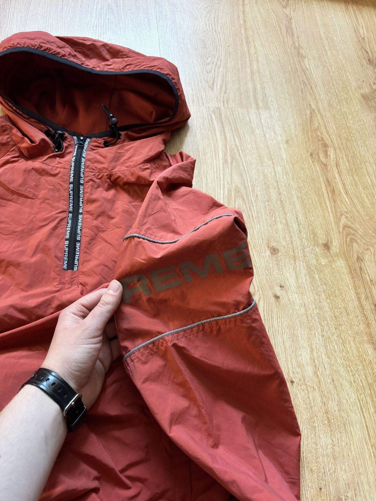 Supreme CRAZY SUPREME HANORAC With a reflective logo Size US M / EU 48-50 / 2 - 16 Thumbnail