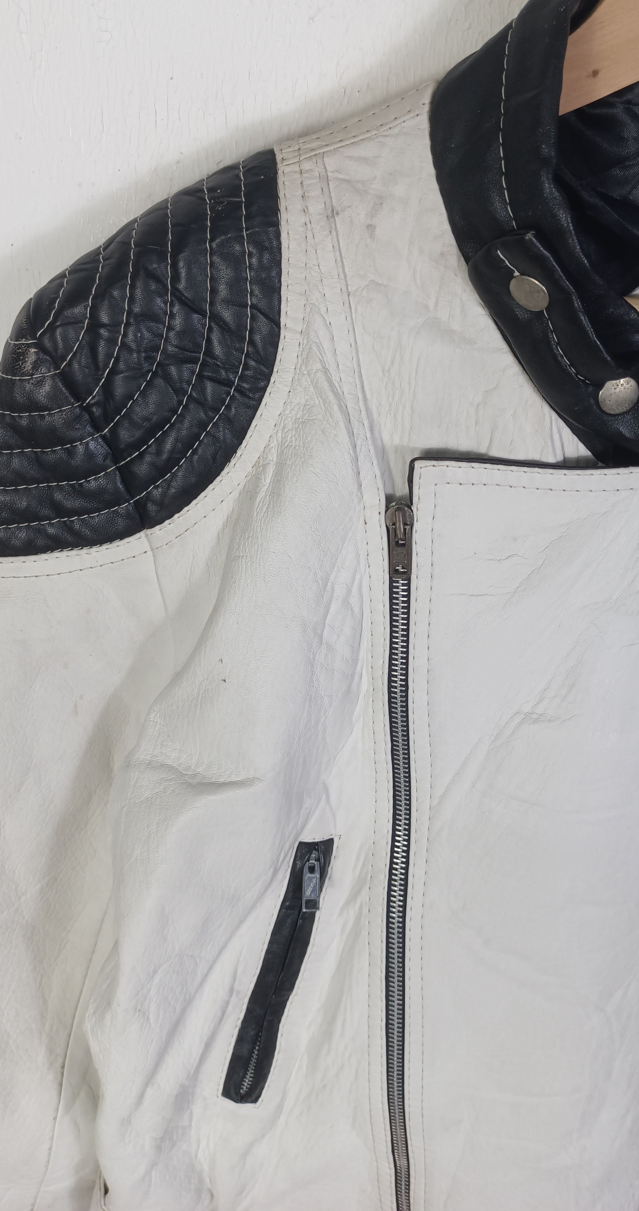 Designer RAMIHILO Biker Leather Jacket Spain Designer Size US M / EU 48-50 / 2 - 12 Thumbnail