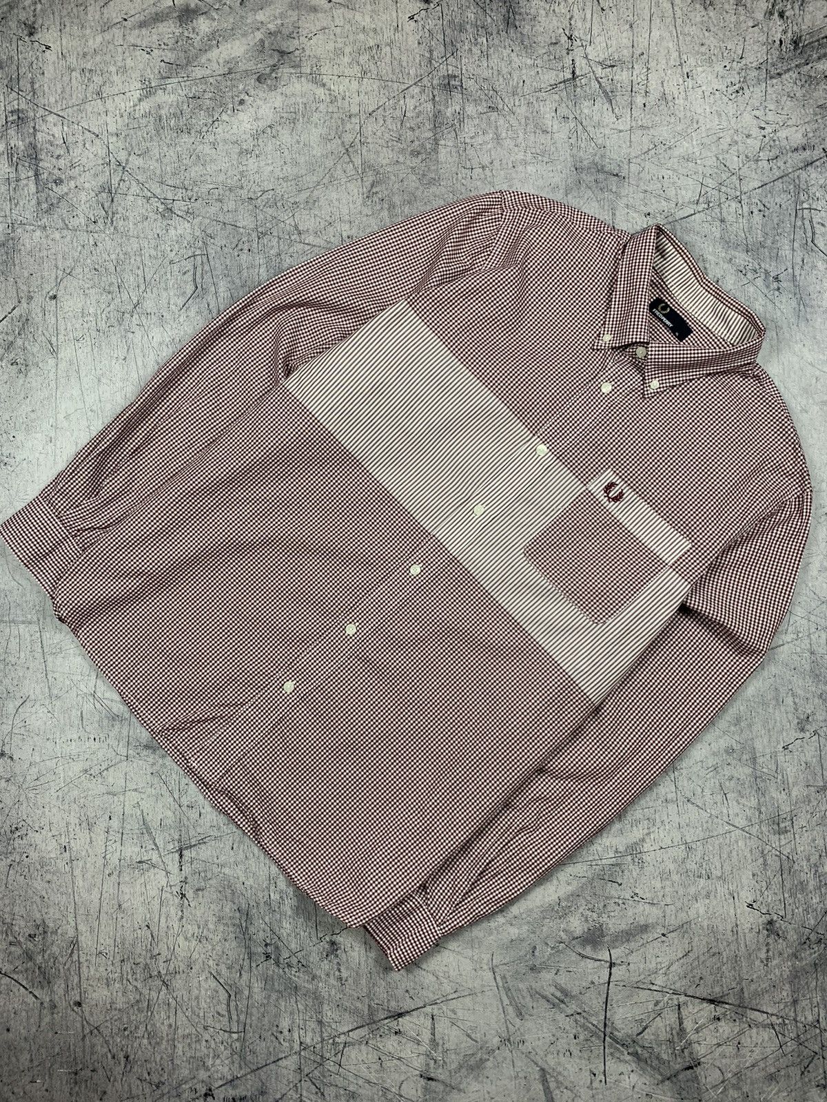 Fred Perry Fred Perry Checkered Striped Shirt designer casual Size US XL / EU 56 / 4 - 1 Thumbnail