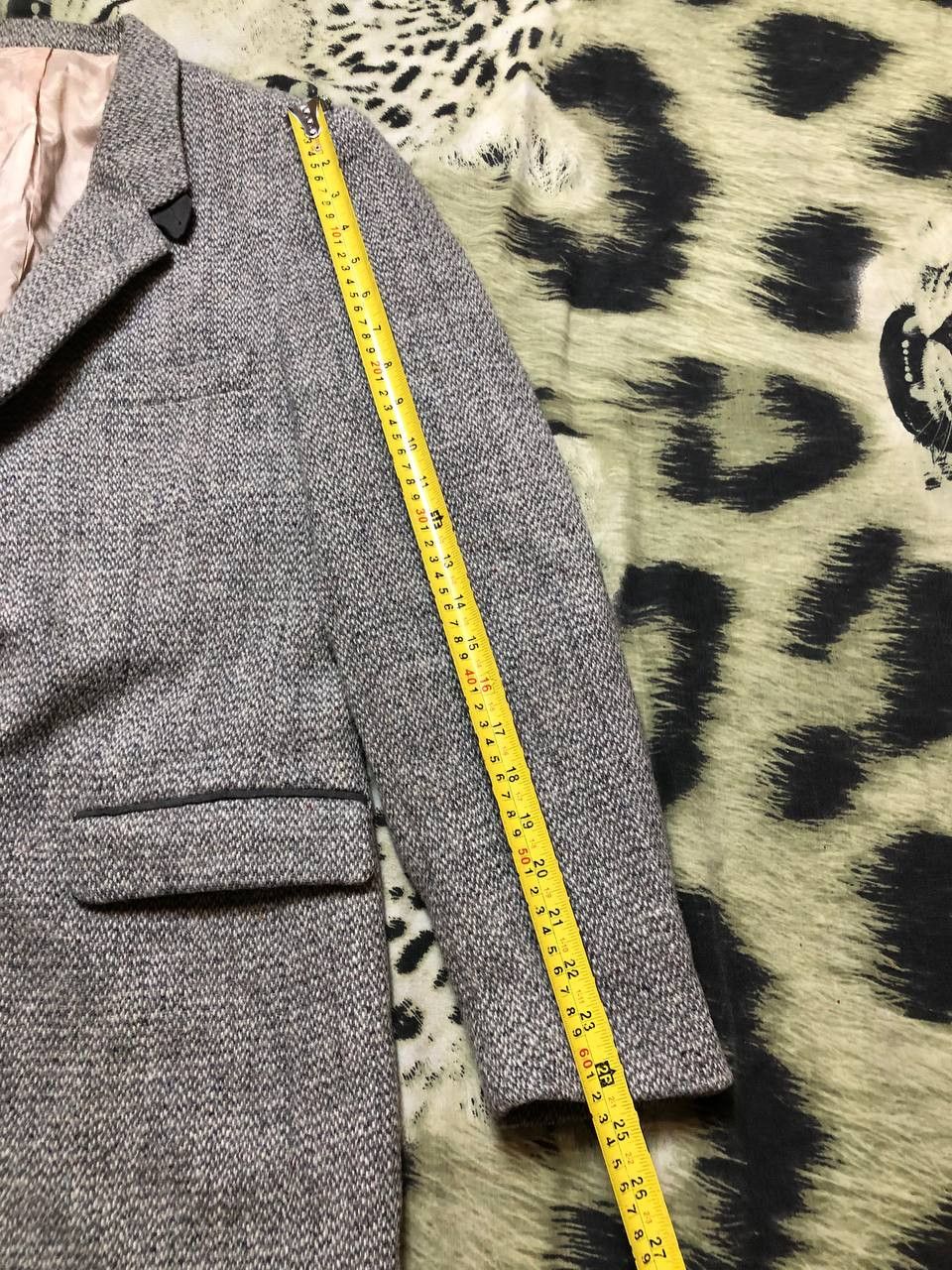 Harris Tweed Blazer Vintage Harris Tweed gray streetwear Y2K Size 48R - 14 Thumbnail