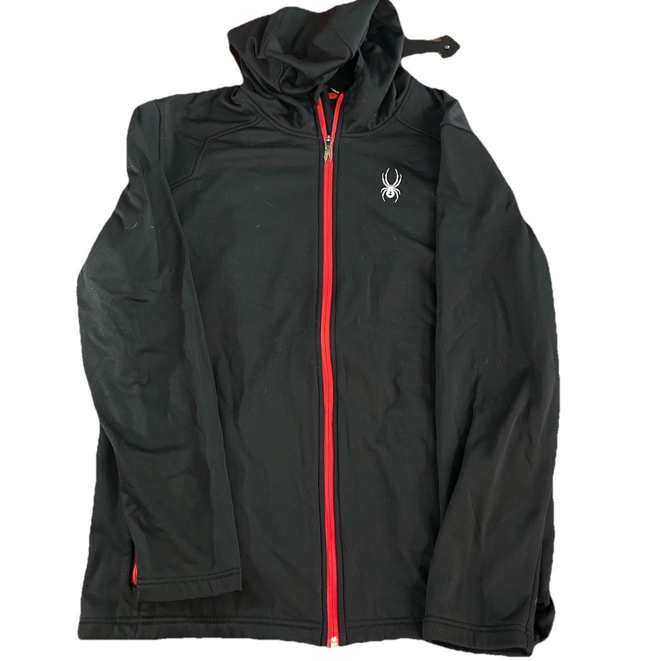 Spyder Spyder Men Full Zip Xl Jacket Hoodie Black Size US XL / EU 56 / 4 - 1 Thumbnail