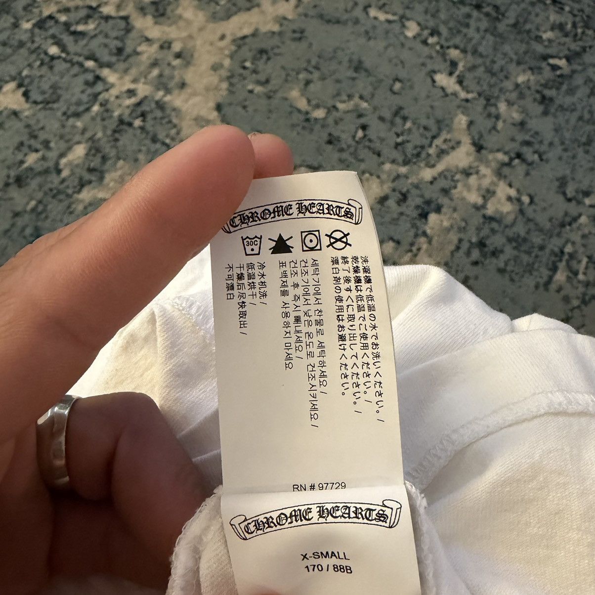 Chrome Hearts Chrome Hearts Eye Chart Pocket Tee Size XS (Fits Small) Size US S / EU 44-46 / 1 - 8 Thumbnail