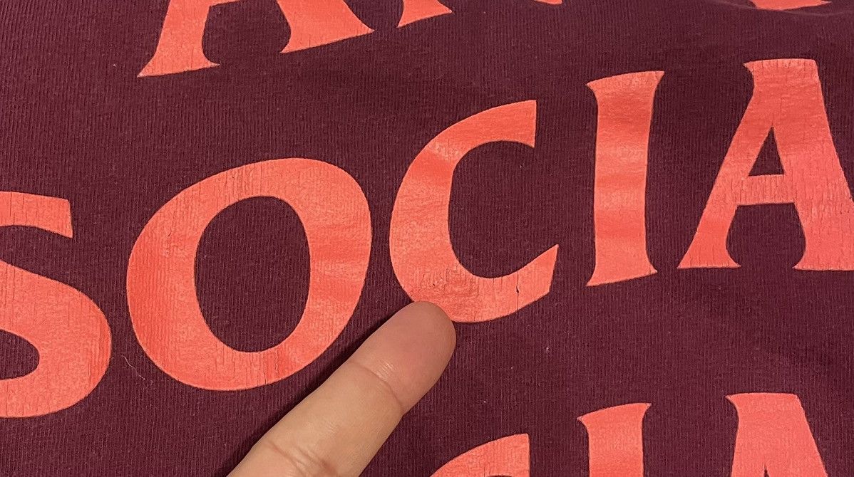 Anti Social Social Club Anti Social Social Club Shirt Burgundy Mens Size Small Size US S / EU 44-46 / 1 - 5 Thumbnail