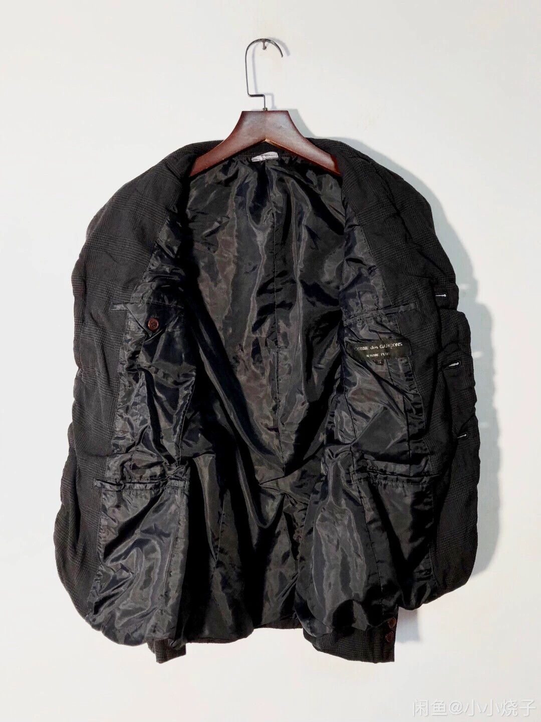 Comme des Garcons CDG 09AW Deformed Poly-Wool Houndstooth XS Size US XS / EU 42 / 0 - 4 Thumbnail