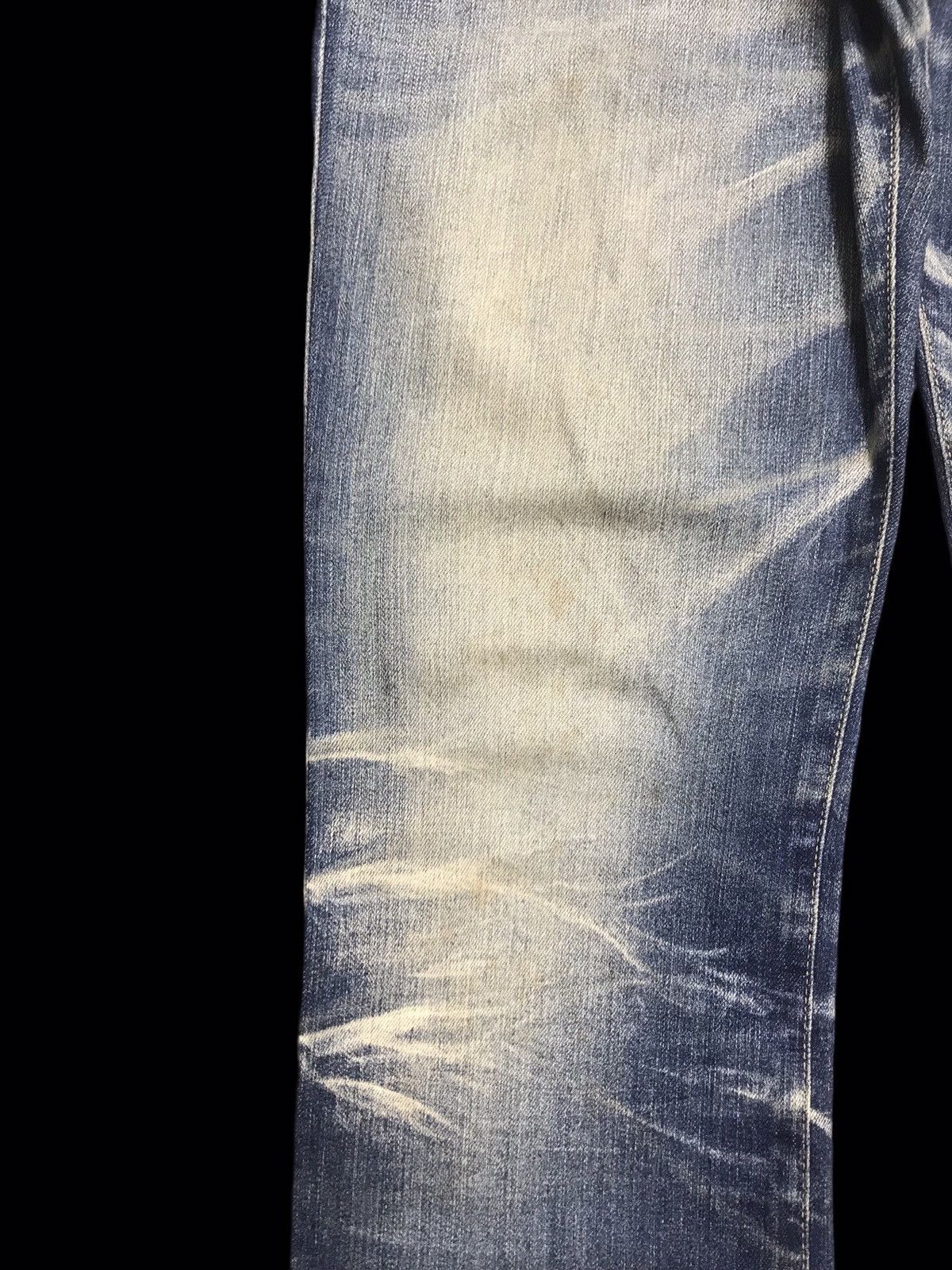 Japanese Brand 💥FLARE💥Tornado Mart Claws Fades ARCHIVAL Dirty Denim F239 Size US 32 / EU 48 - 5 Thumbnail
