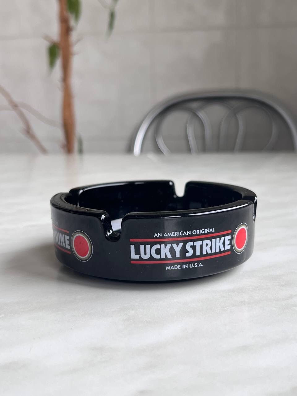 Marlboro × Vintage 1990 Vintage Lucky Strike Ceramic Ashtray Retro Rare Size ONE SIZE - 1 Thumbnail