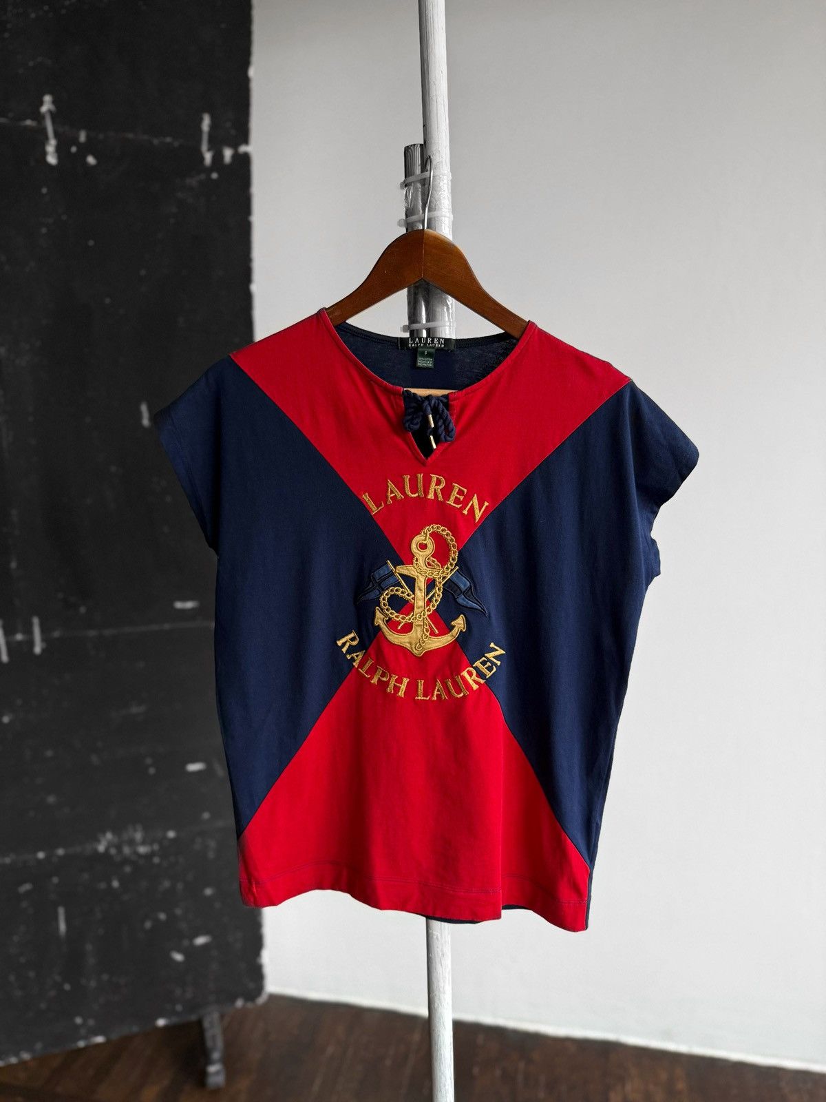Lauren Ralph Lauren × Ralph Lauren Lauren Ralph Lauren Women's Anchor Logo Sleeveless Vest Top Size S / US 4 / IT 40 - 1 Thumbnail