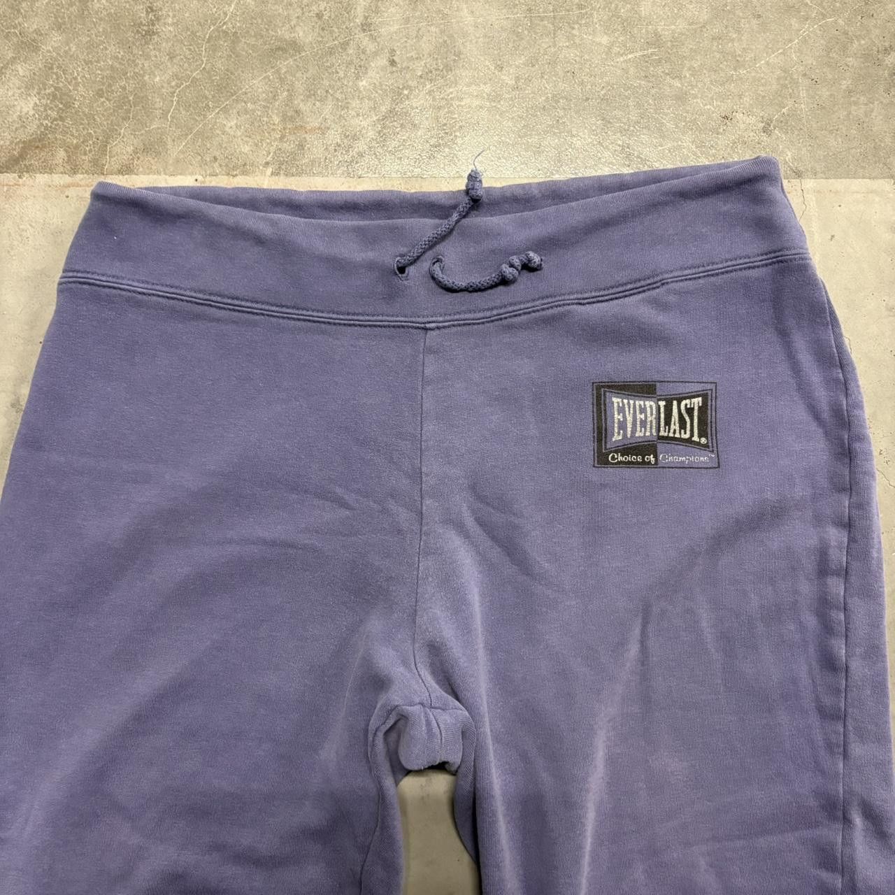 Everlast × Japanese Brand Crazy Vintage Y2K/2000s Baggy Purple Everlast Sweatpants! Size US 34 / EU 50 - 3 Thumbnail
