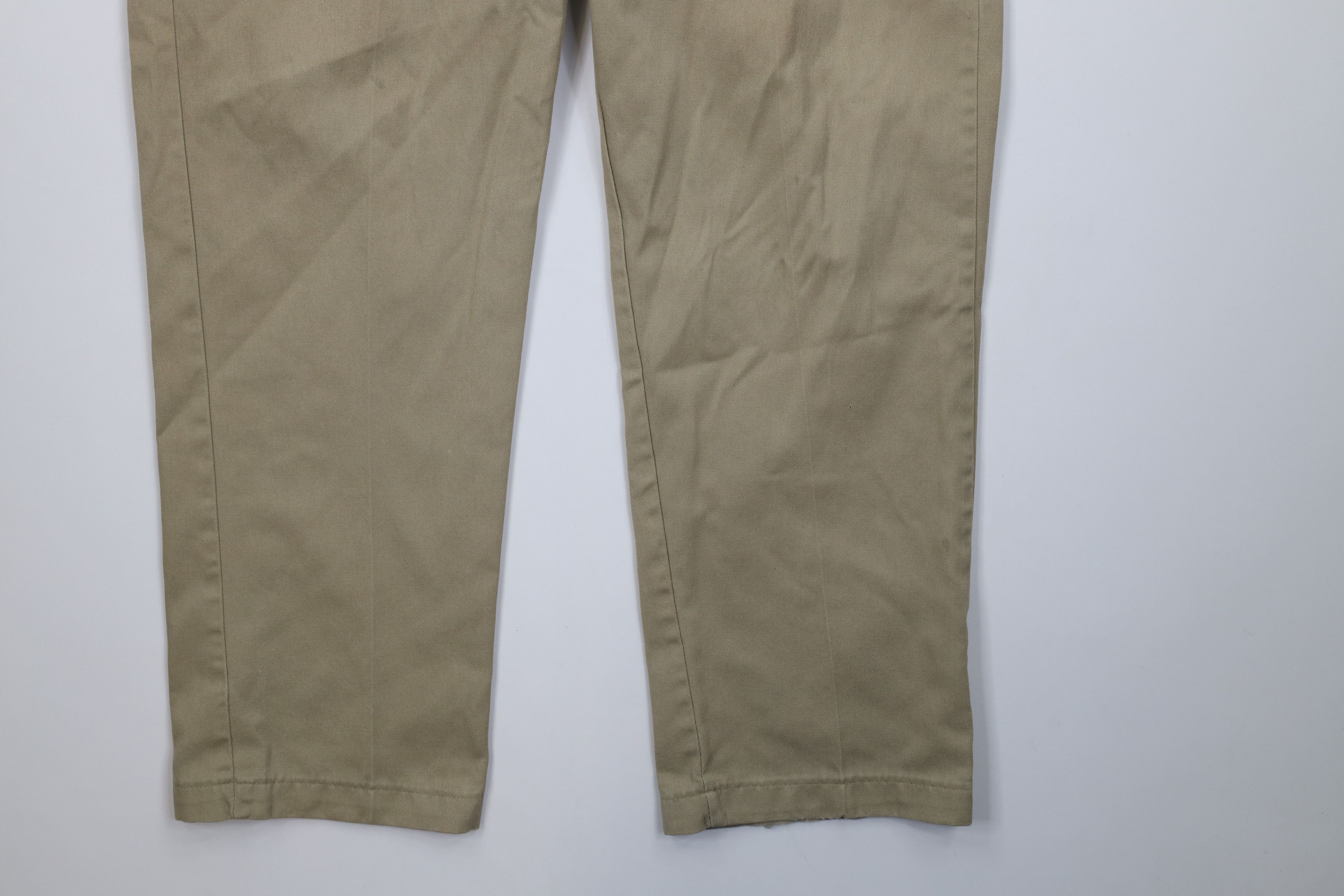 Dickies Vintage Y2K Dickies Spell Out Workwear Wide Leg Pants Beige Size US 40 / EU 56 - 4 Thumbnail