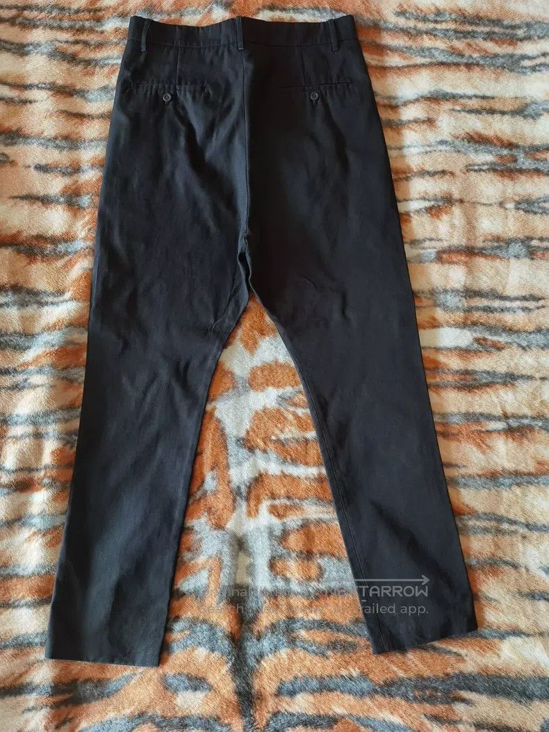 Rick Owens Rick Owens Mainline black crotch slacks pants Size US 38 / EU 54 - 2 Thumbnail