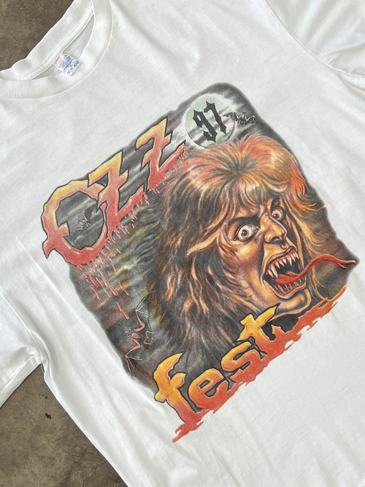 Vintage 1997 Ozzfest Ozzy Osbourne Pantera Marilyn Manson XL