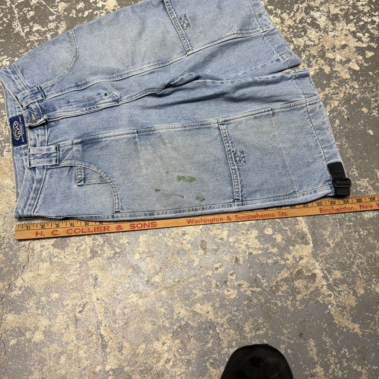 Lee Vintage Lee Pipe BMX Huge Pocket Y2K Baggy Cargo Shorts Jort Size US 28 / EU 44 - 22 Thumbnail