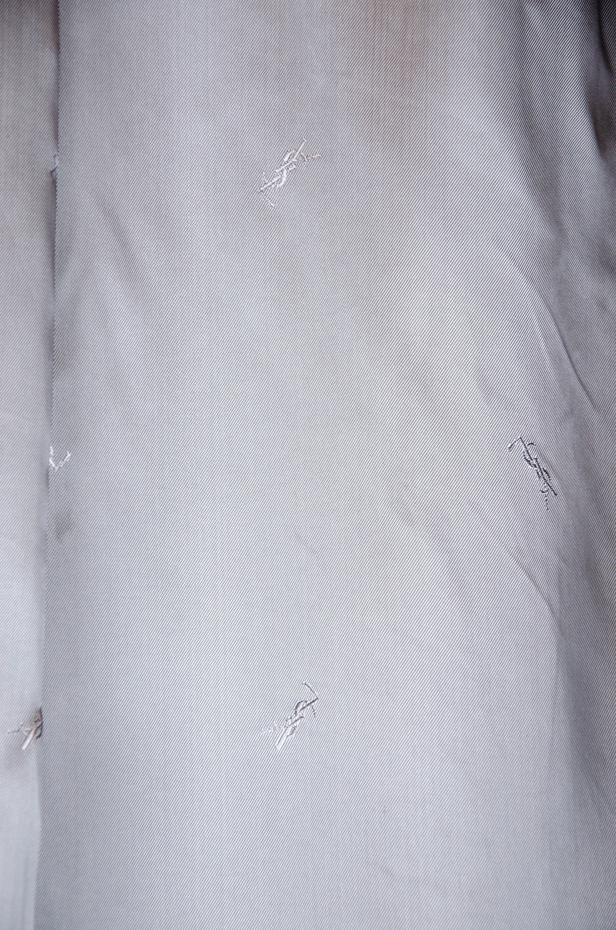 Yves Saint Laurent YSL Pour Homme Pinstripe Wool Suit - Size 26 Size 46R - 24 Thumbnail