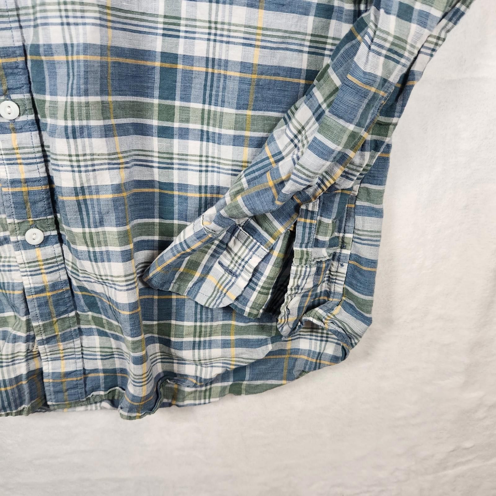 J.Crew J Crew Plaid Slim Fit Shirt Multicolor Size Large Size US L / EU 52-54 / 3 - 4 Thumbnail