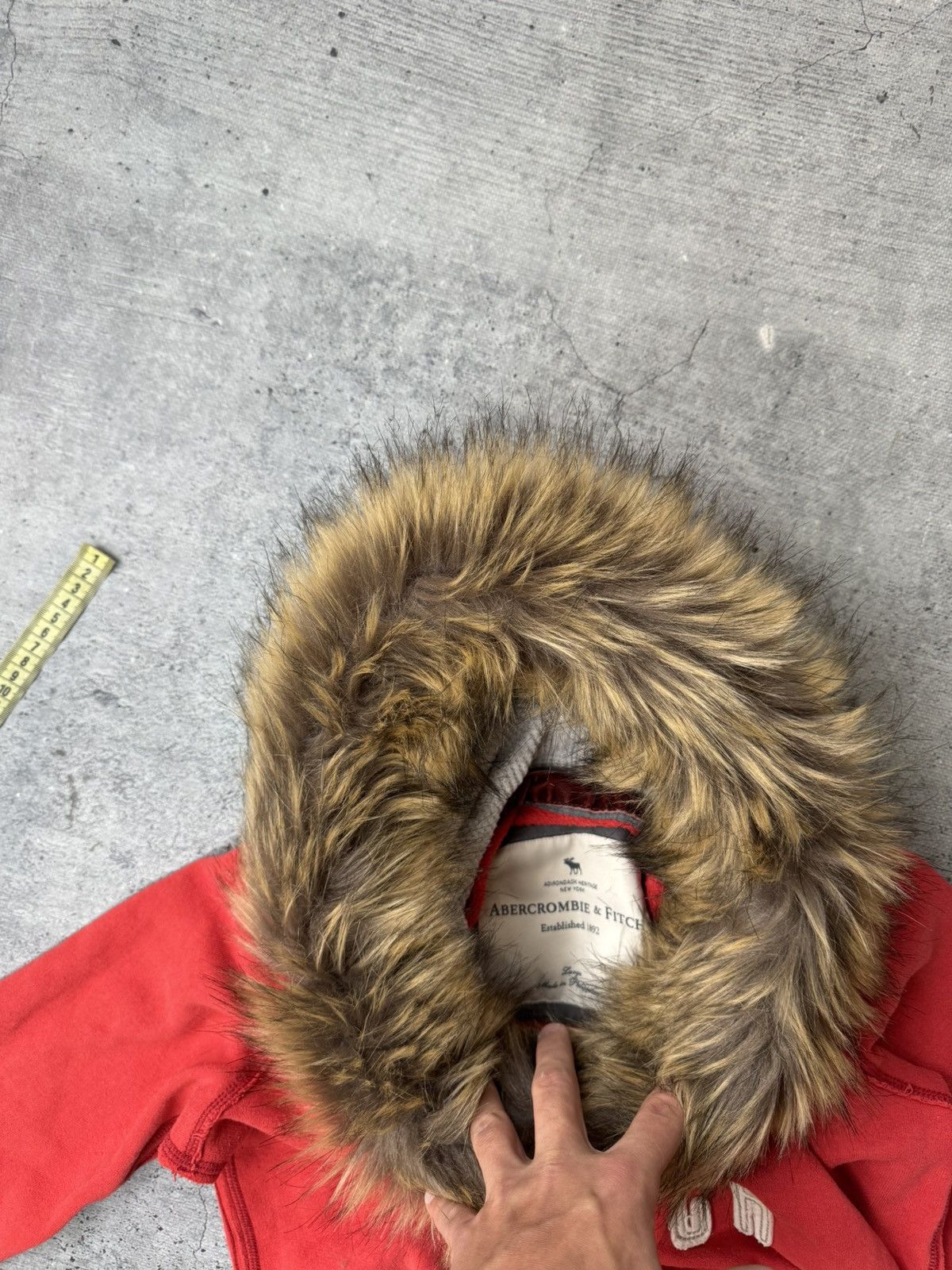 Abercrombie & Fitch Abercrombie & Fitch Y2K LGB IfSixWasNine Faux Fur Zip Hoodie Size US S / EU 44-46 / 1 - 10 Thumbnail