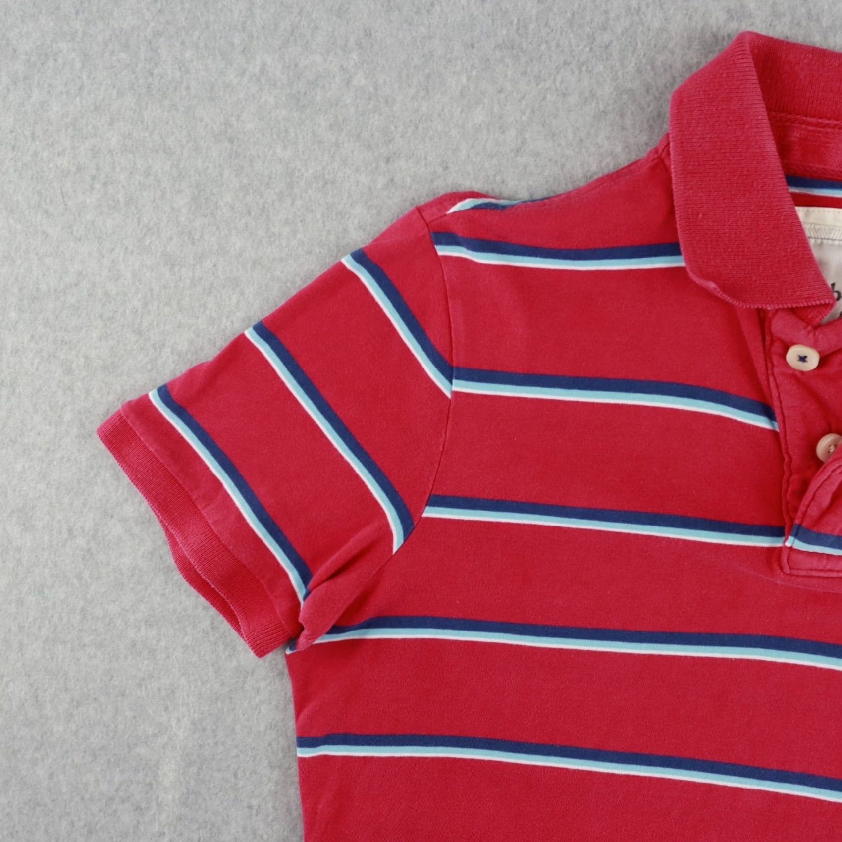 Abercrombie & Fitch Abercrombie & Fitch Polo Shirt Adult Large Red Slim Moose Shirt Mens Size US L / EU 52-54 / 3 - 4 Thumbnail