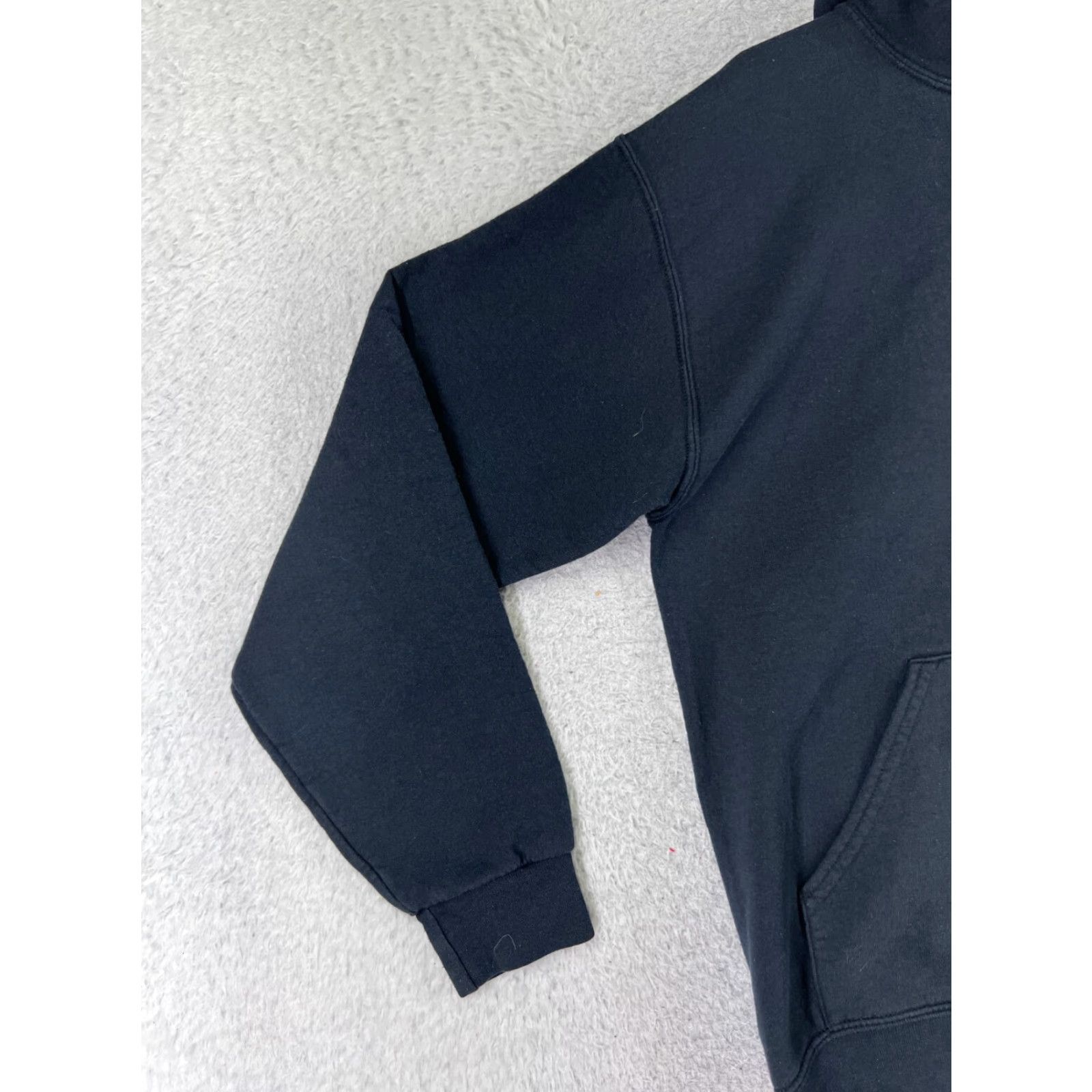 Jerzees US Army Hoodie Mens Regular M Black Cotton Blend Jersey Pocket Logo Crew Neck Pullover Size US M / EU 48-50 / 2 - 3 Thumbnail