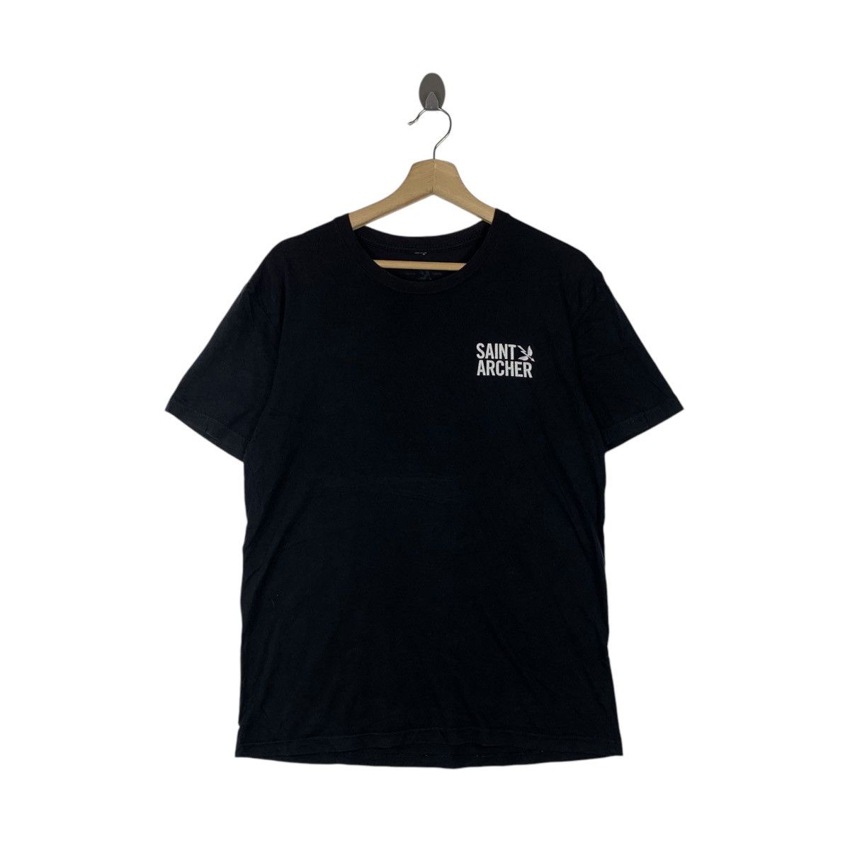 Vintage SAINT ARCHER BREWING Lager Beer Word Hard Tee Shirt Top Size US M / EU 48-50 / 2 - 1 Thumbnail