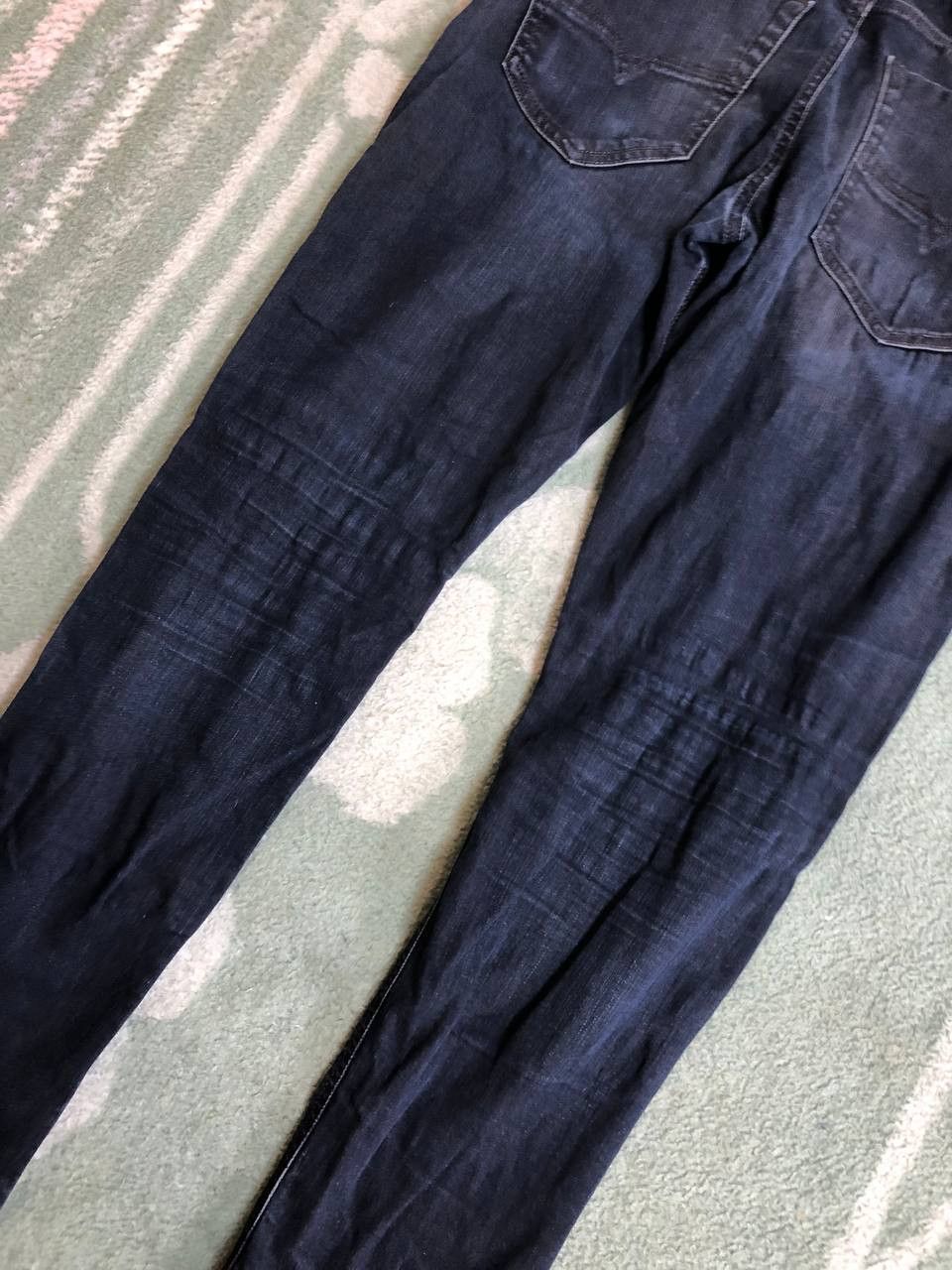 Diesel Diesel Mens Tepphar Jeans Slim Carrot Dark Blue Wash Size US 32 / EU 48 - 8 Thumbnail