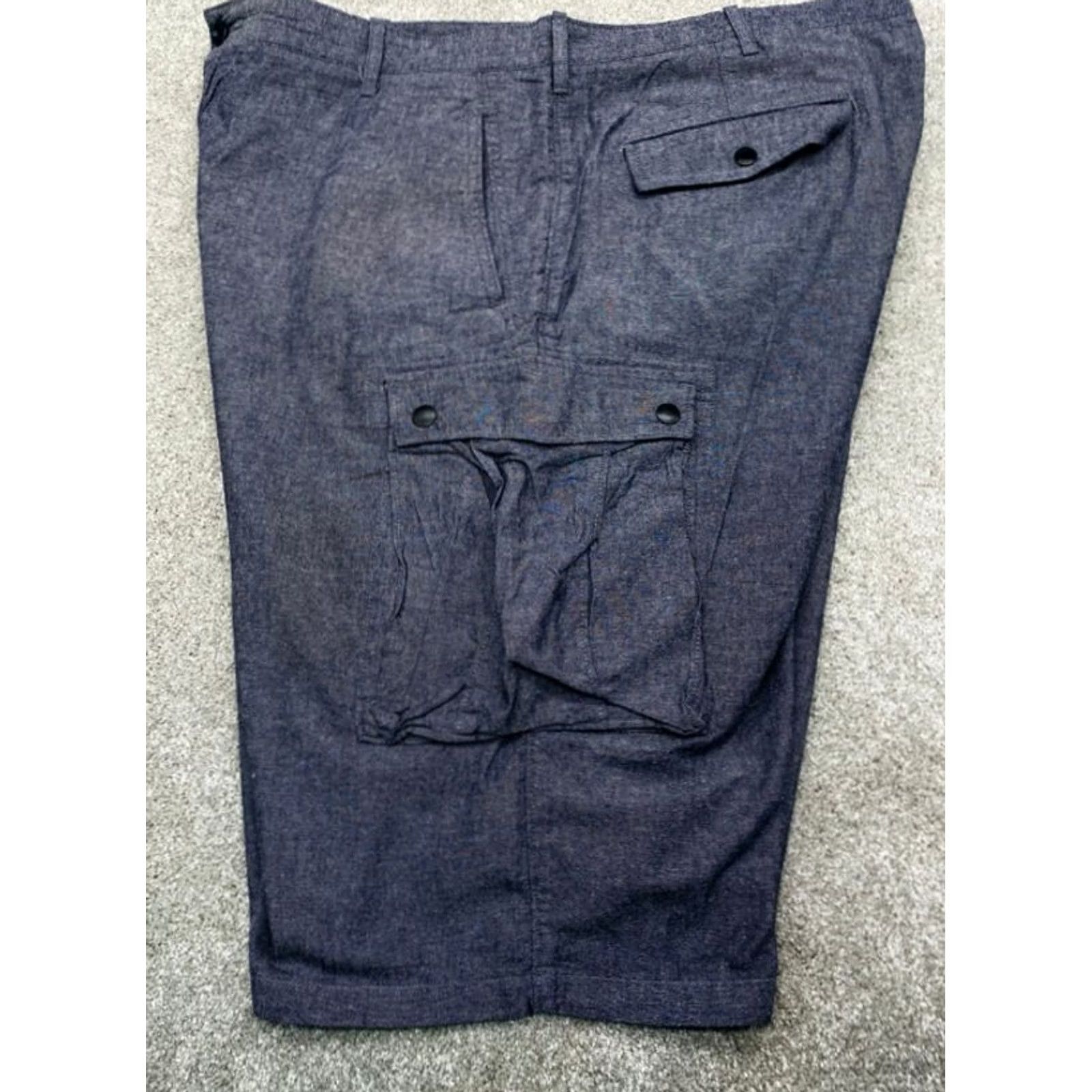 Levi's VINTAGE Levi's Carrier Cargo Shorts Mens 40x12 Gray 100% Cotton 4186 Size US 40 / EU 56 - 5 Thumbnail
