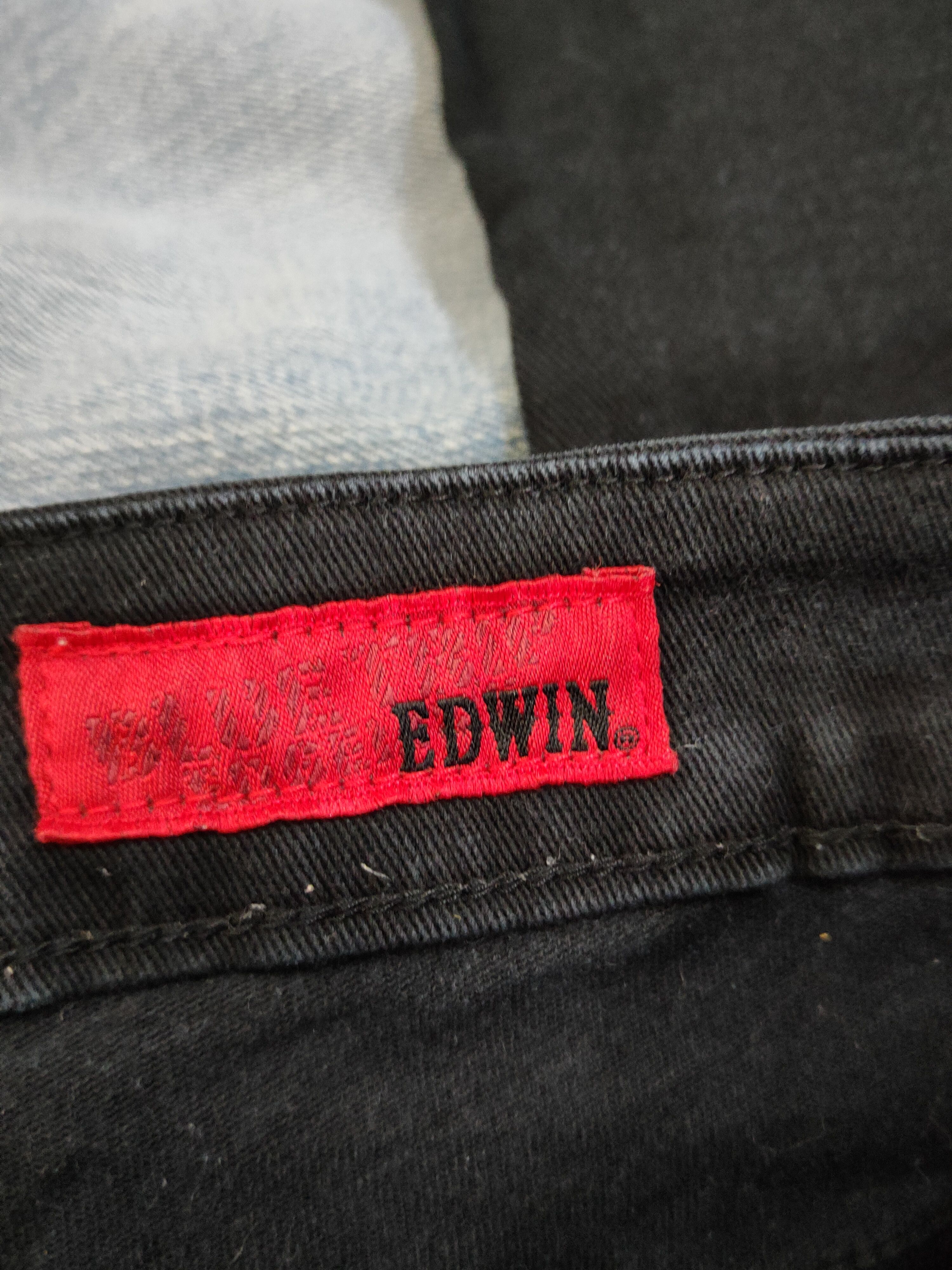 Edwin Edwin Black Distressed Ripped denim Jeans #W1501 Size US 30 / EU 46 - 17 Thumbnail