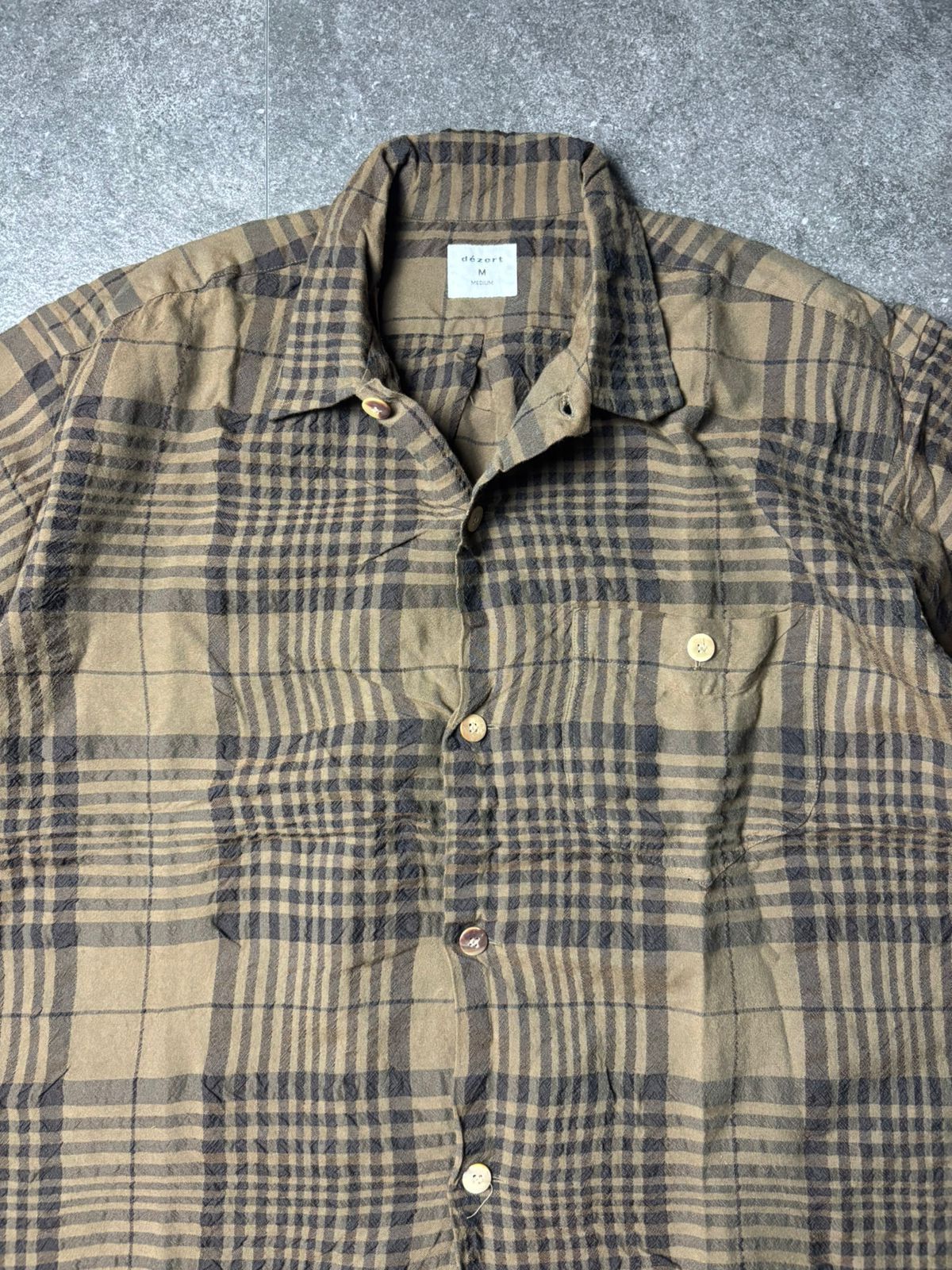Dezert 2000s Dezert Oversize Plaid Shirt Size US L / EU 52-54 / 3 - 3 Thumbnail