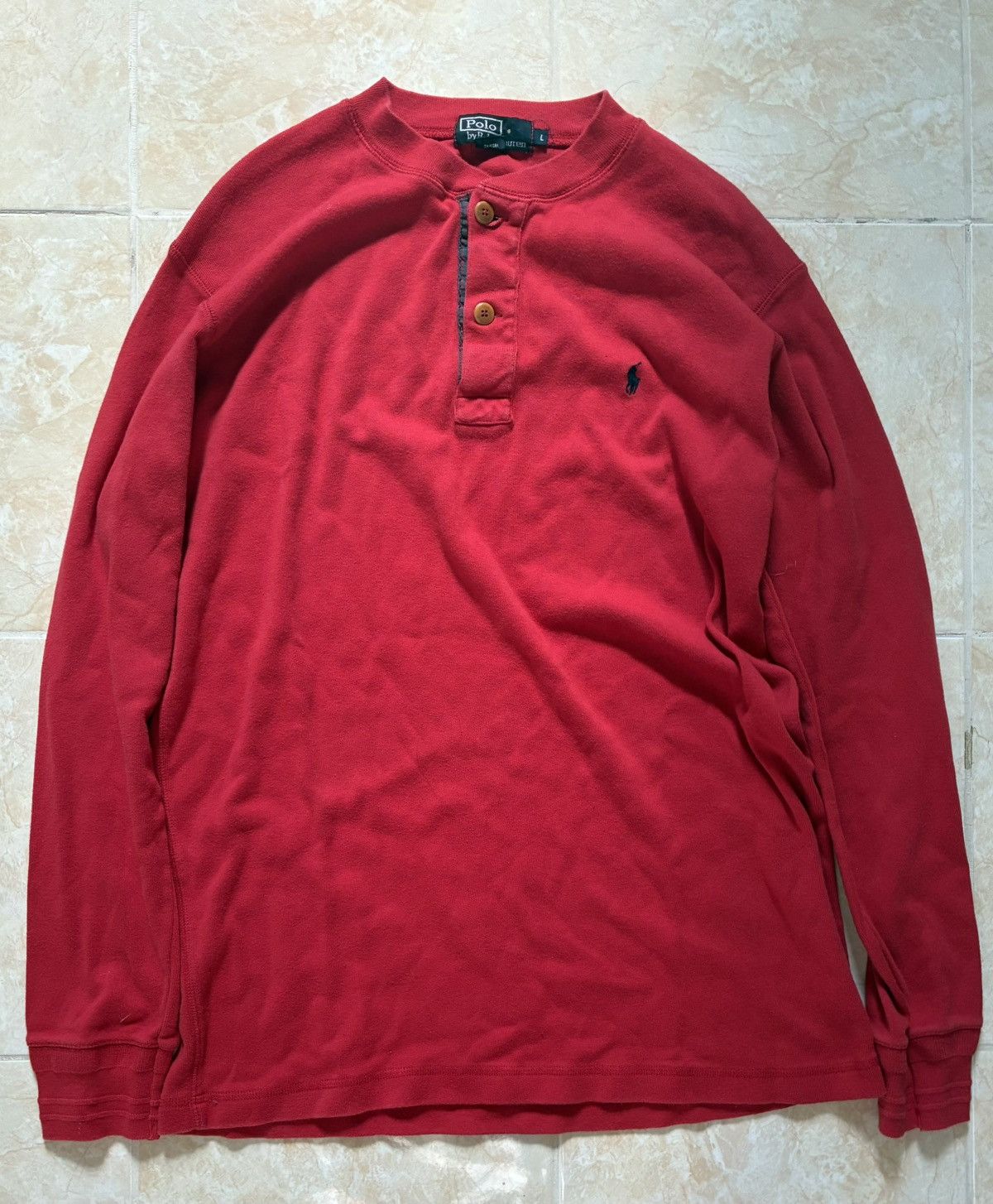 Vintage 90s Ralph Lauren Henley Sz L