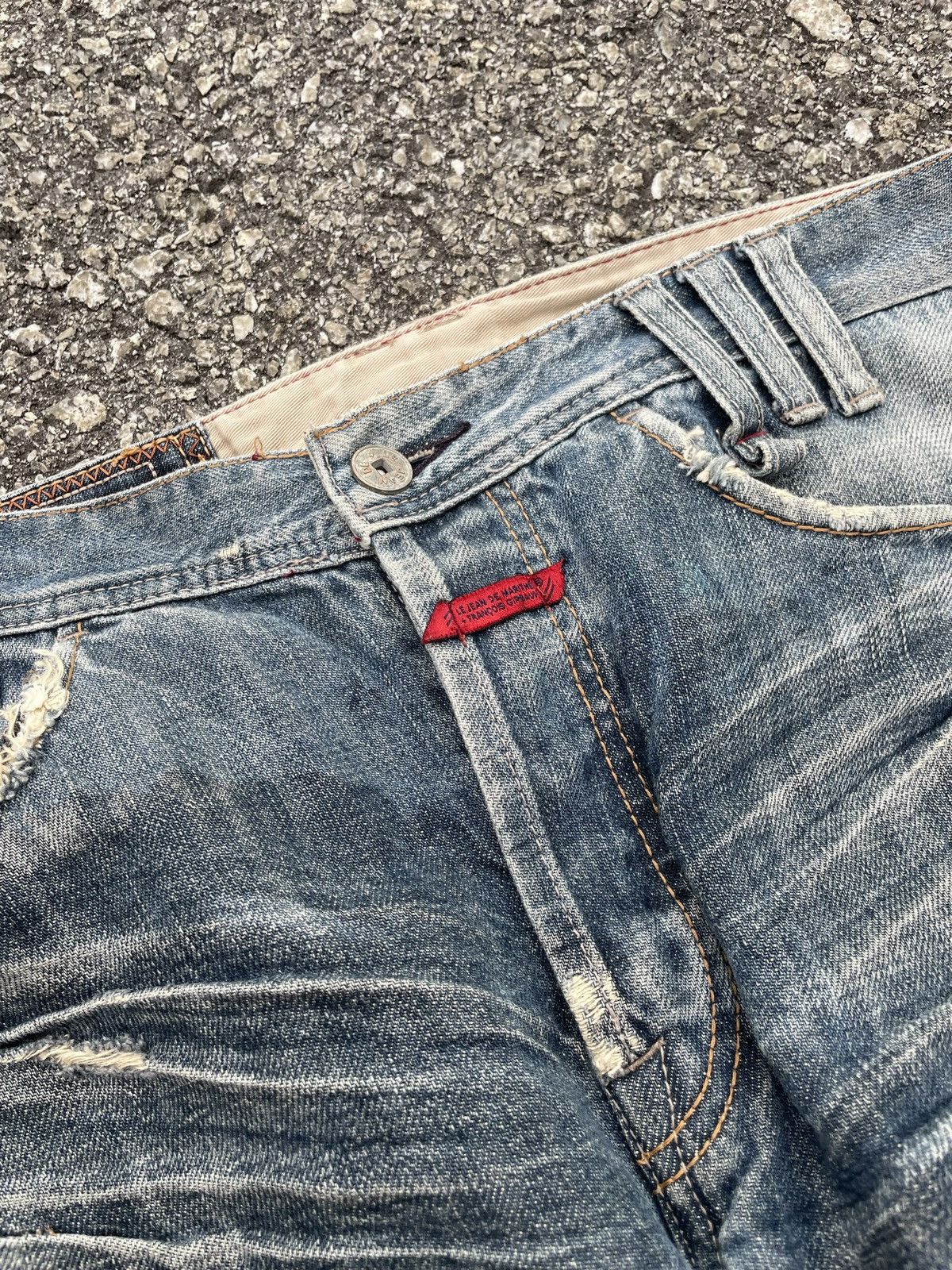 Marithe + Francois Girbaud Vintage Marithe Francois Girbaud Distressed Denim Size US 34 / EU 50 - 4 Thumbnail