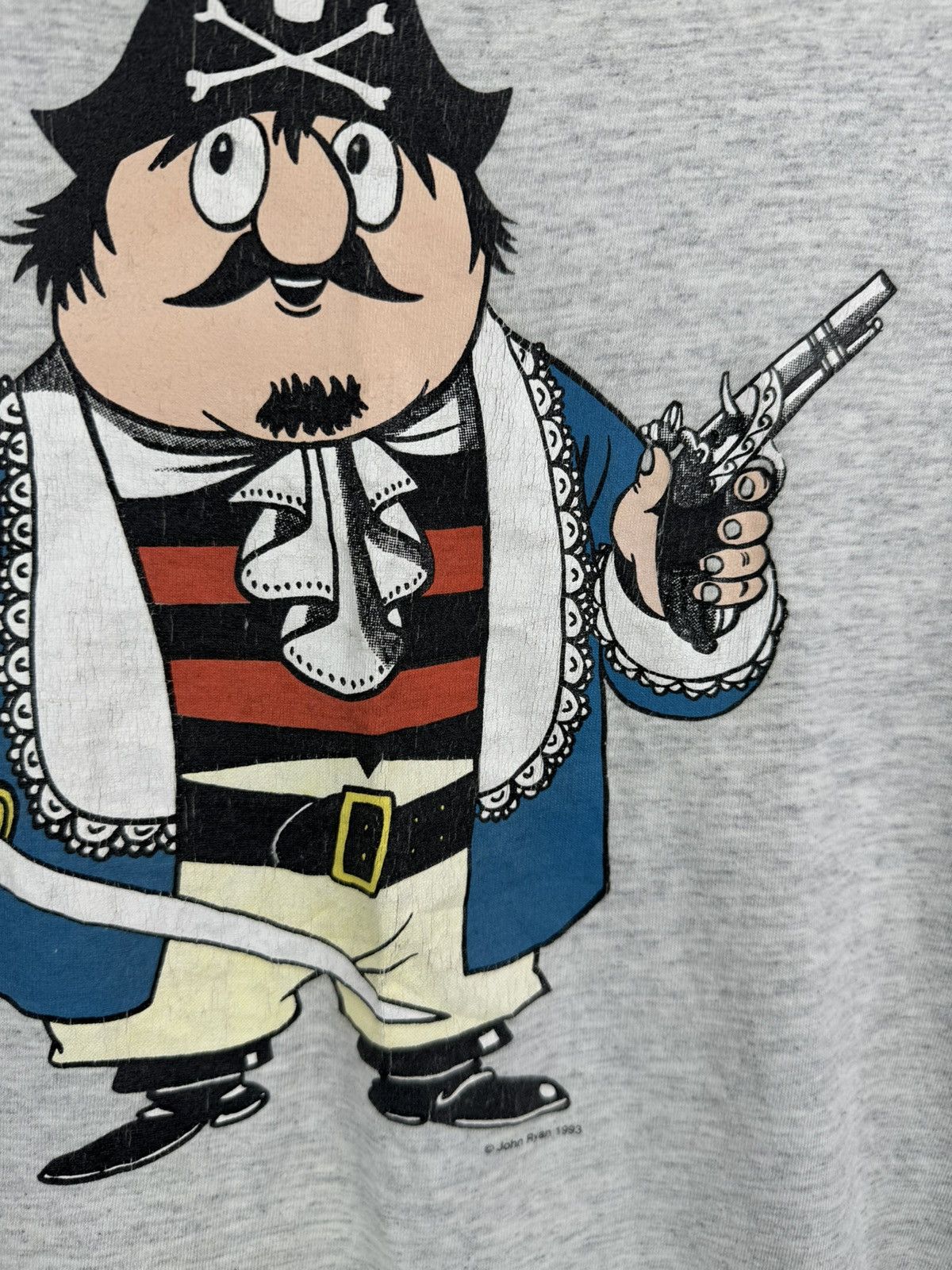Vintage Vintage Captain Pugwash 1993 John Ryan Tee Size US XL / EU 56 / 4 - 5 Thumbnail