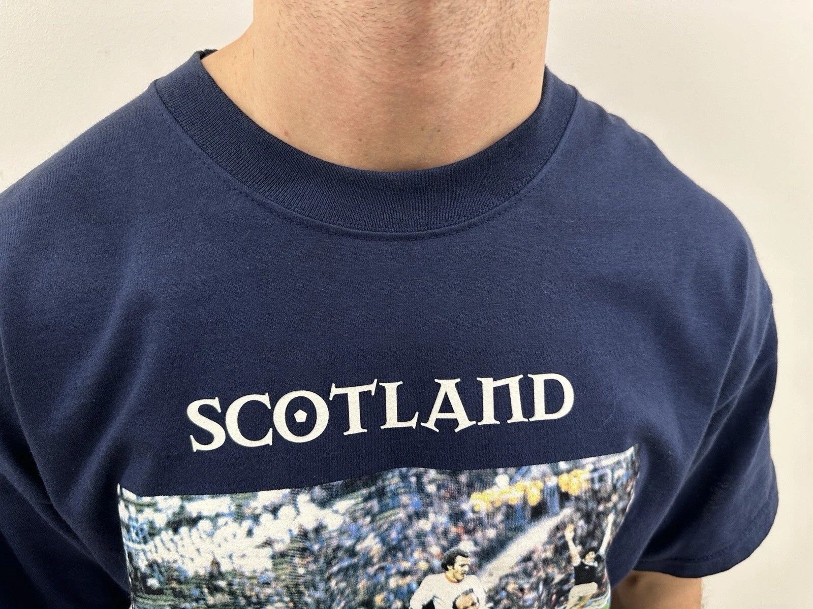 Fruit Of The Loom Vintage 2000 Scotland Netherlands 2003 Shirt Soccer Football Size US L / EU 52-54 / 3 - 4 Thumbnail