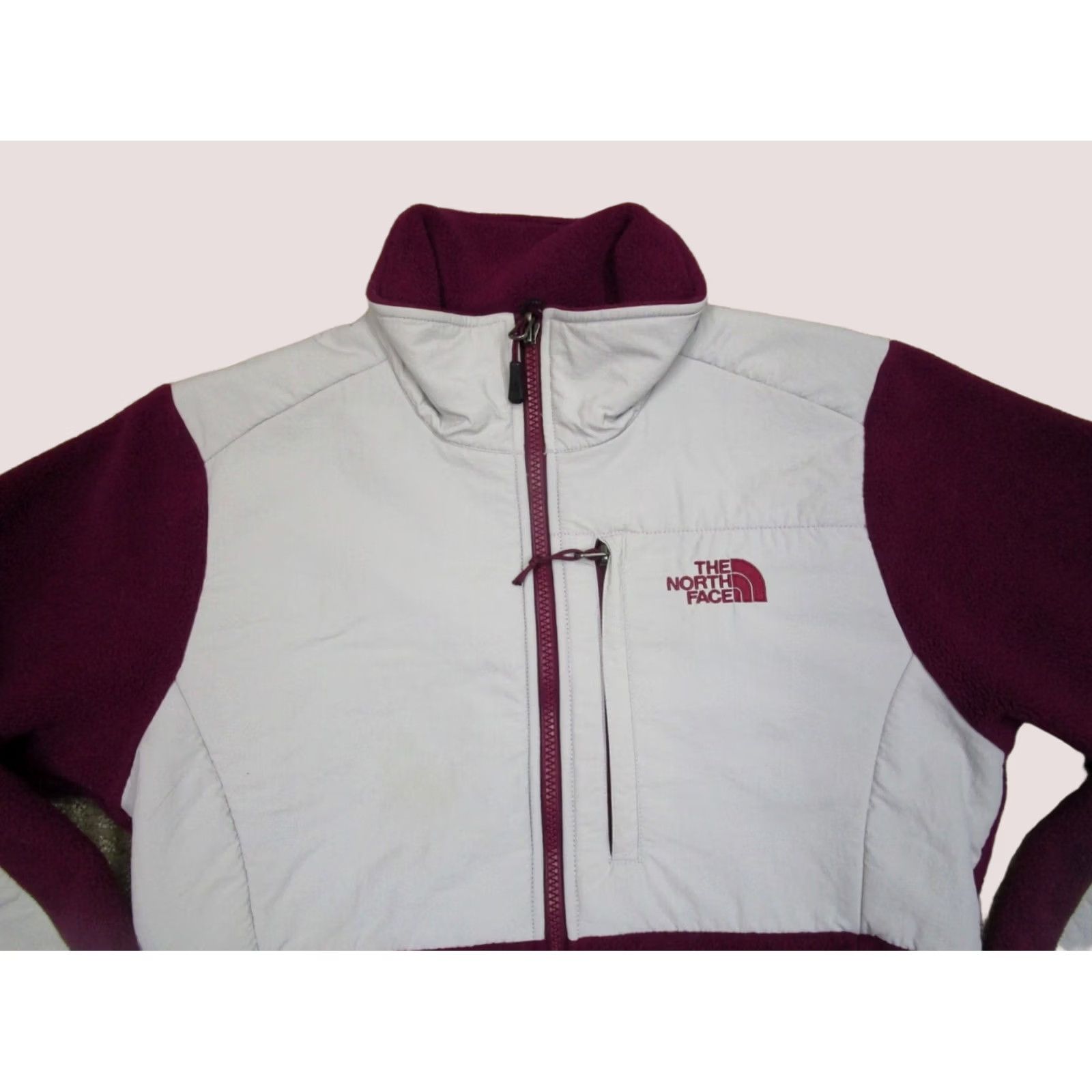 The North Face The North Face Denali Jacket Women S Purple Gray Fleece Outdoor Mid-Length Zip Pockets All Seasons Regular Sturdy Wind-Resistant Denim? Size S / US 4 / IT 40 - 1 Thumbnail