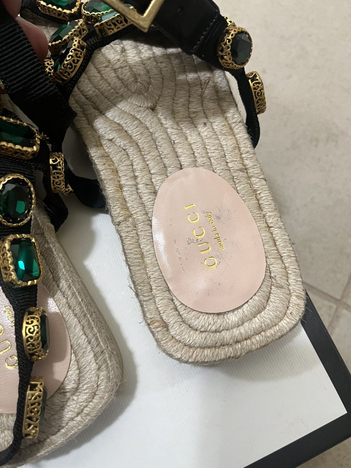 Gucci Gucci Sandals Size US 10 / IT 40 - 11 Thumbnail