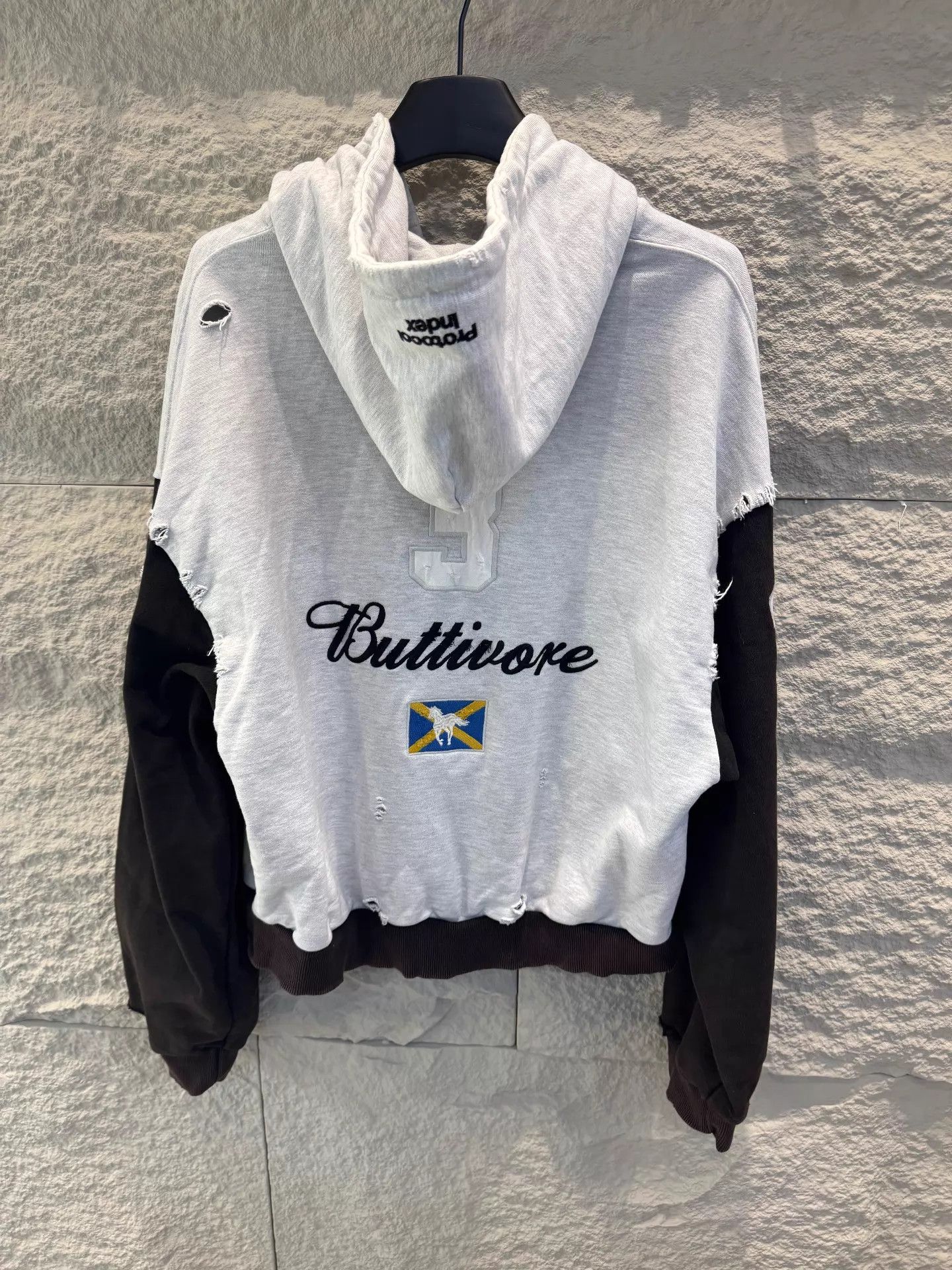 Other Protocol Index 25FW Buttivore Zip Hoodie 2 WHITE MELANGE Size US M / EU 48-50 / 2 - 5 Thumbnail