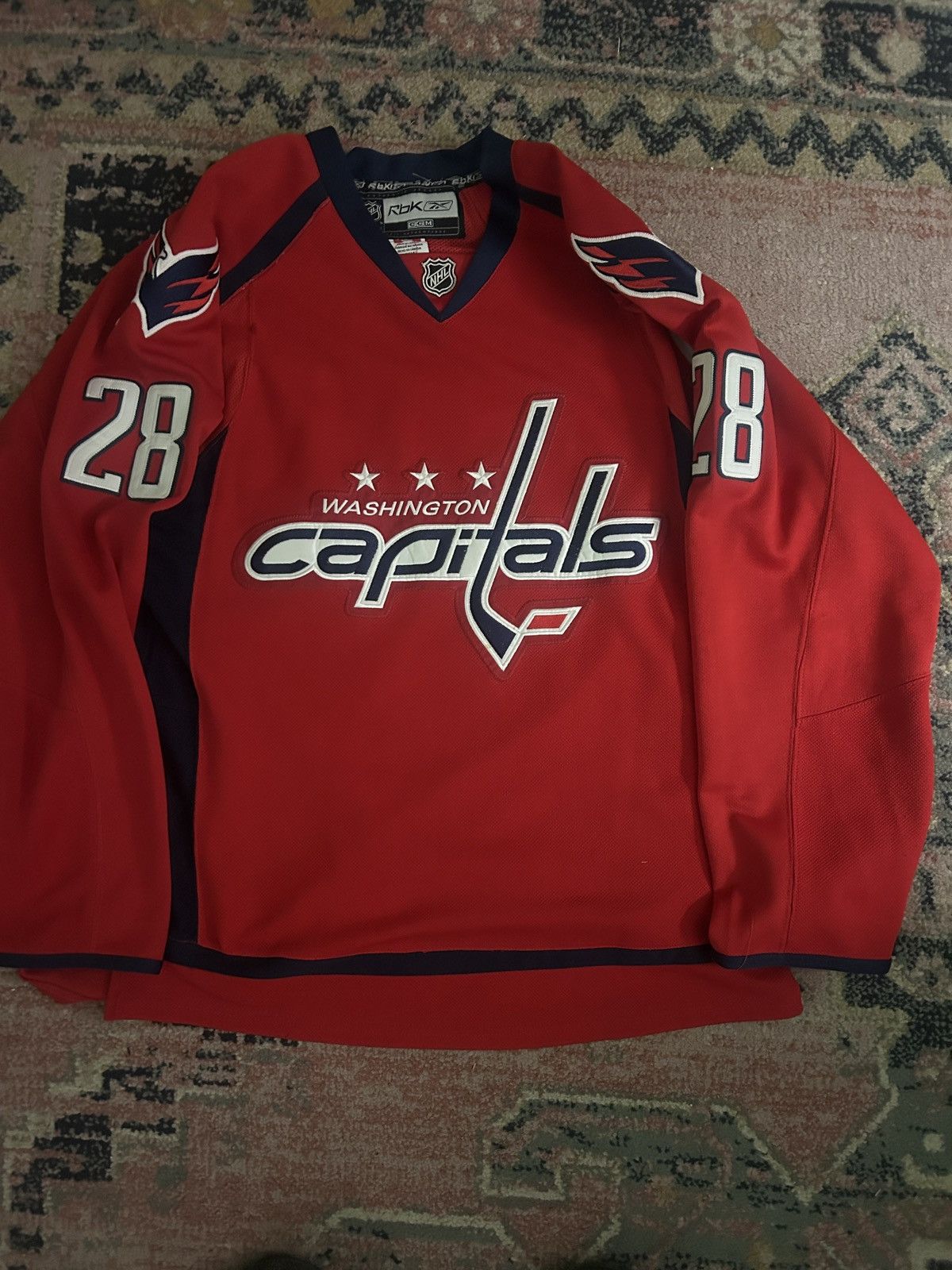 NHL Alexander Semin Authentic Washington Capitals Reebok jersey Size US M / EU 48-50 / 2 - 1 Thumbnail
