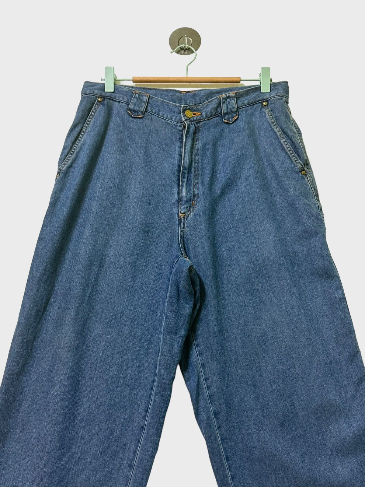 JNCO Farnese Baggy Squeaked Rat Embroidered Jnco Hiphop Baggy Size US 30 / EU 46 - 3 Thumbnail