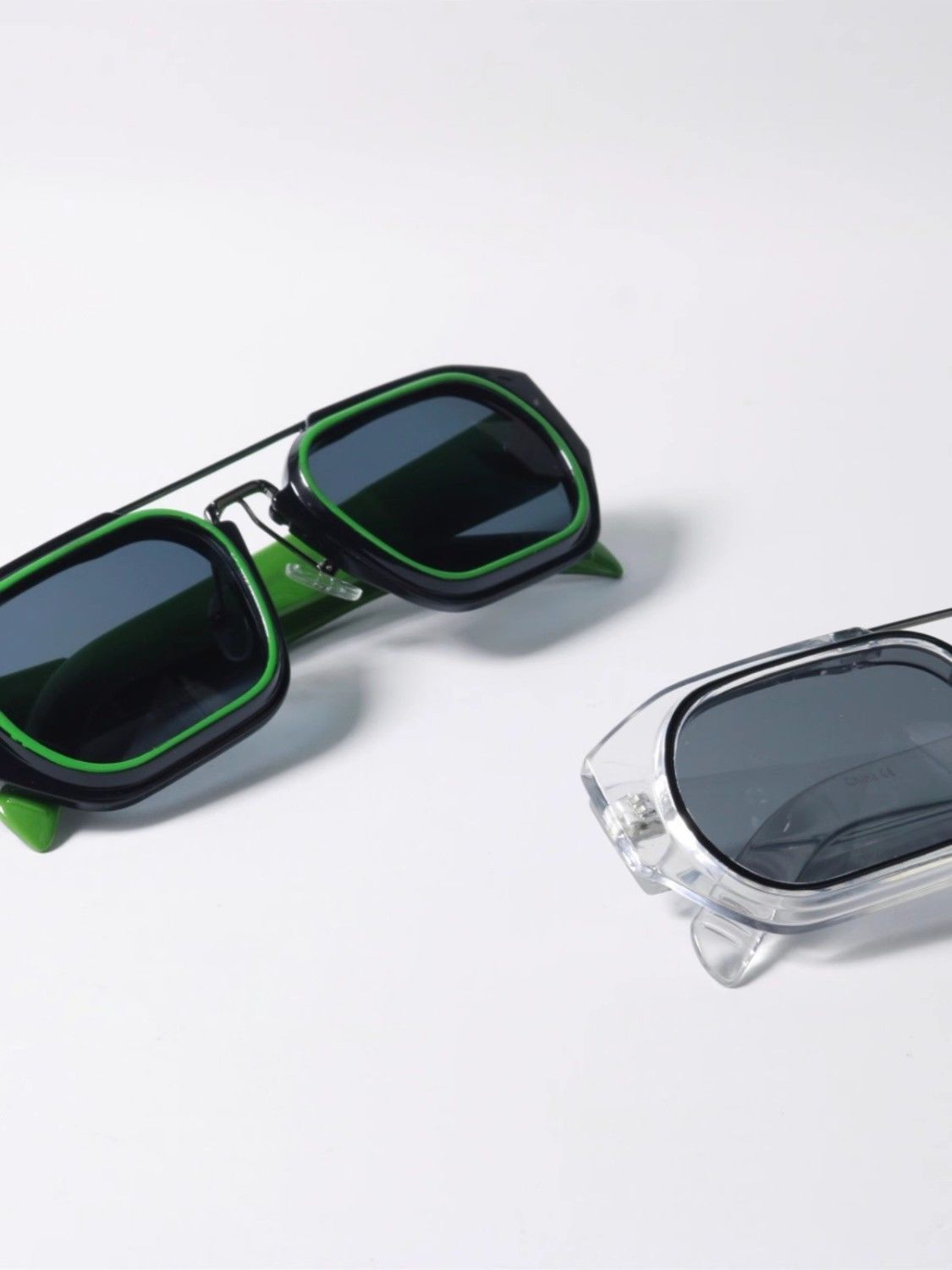 Electric Visual Punk Street ins style custom avant-garde sunglasses Size ONE SIZE - 3 Thumbnail