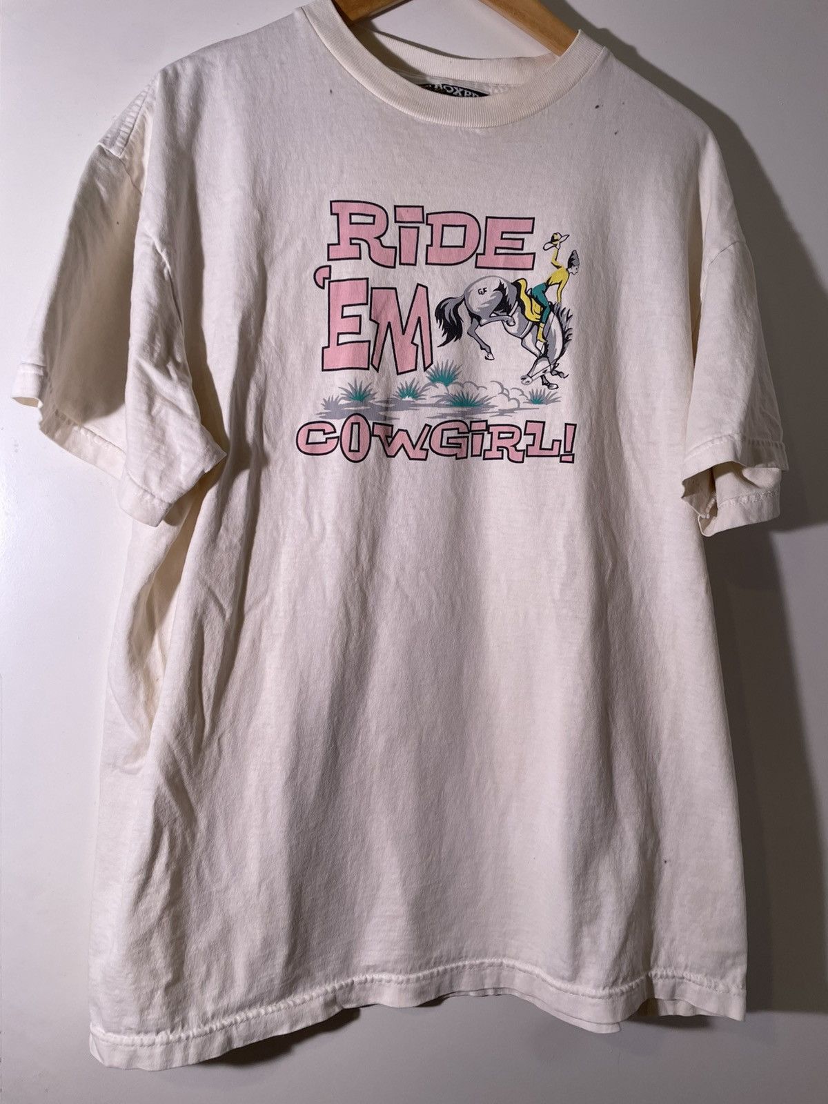 Vintage 90’s 2000’s Y2K VTG Vintage Joe Boxer Ride Em Cowgirl Shirt Size US L / EU 52-54 / 3 - 1 Thumbnail