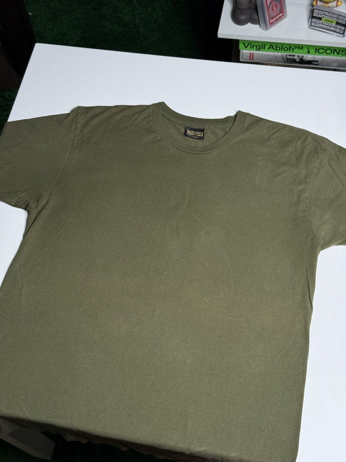 October's Very Own OVO Drake Owl Logo Tonal Tee “Olive” [L] PREOWNED Size US L / EU 52-54 / 3 - 1 Thumbnail