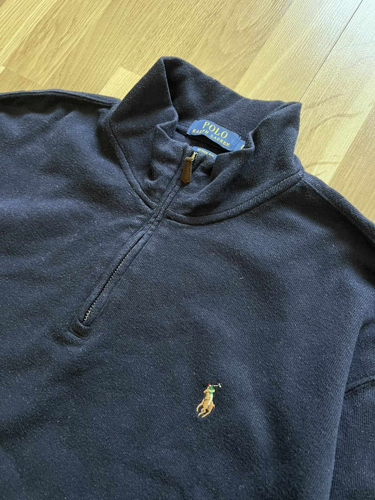 Polo Ralph Lauren Polo ralph lauren vintage 1/4 zip sweatshirt old money Size US XL / EU 56 / 4 - 3 Thumbnail