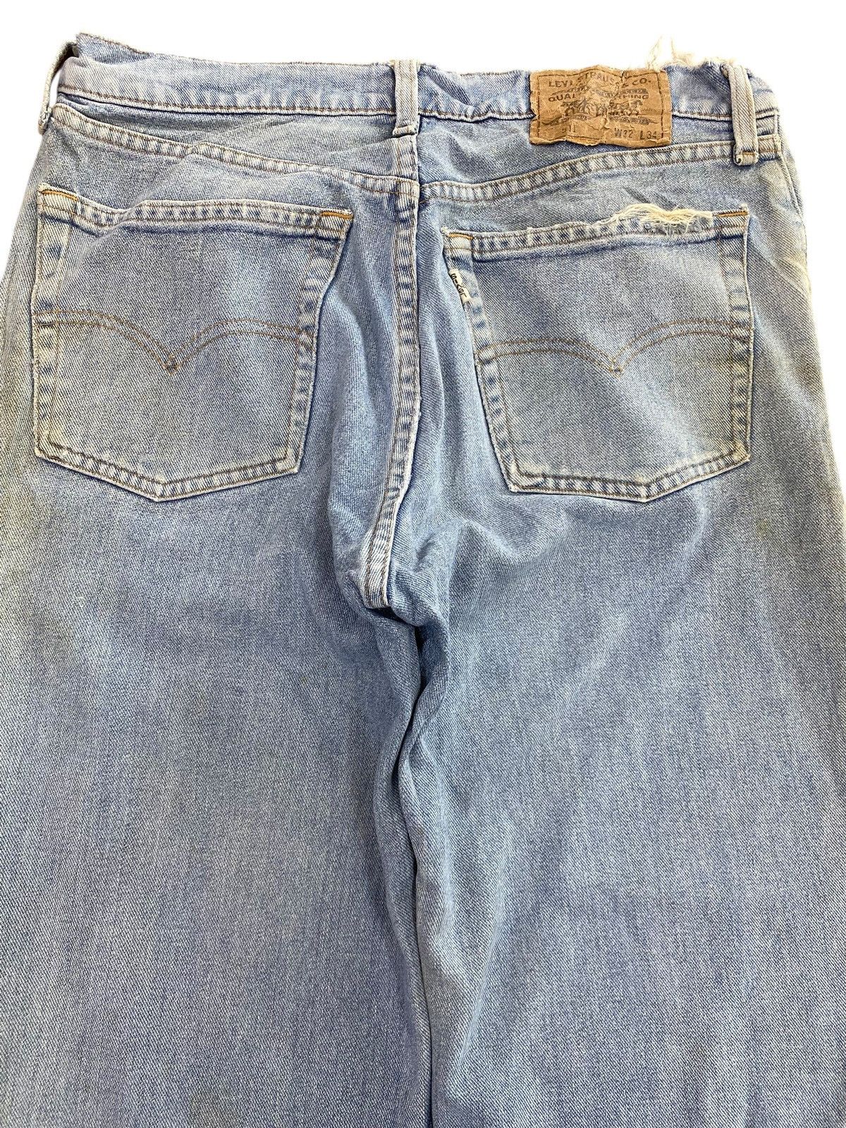 Levi's Levi’s-Faded Light Wash Style Straight Leg Jeans Size US 28 / EU 44 - 4 Thumbnail