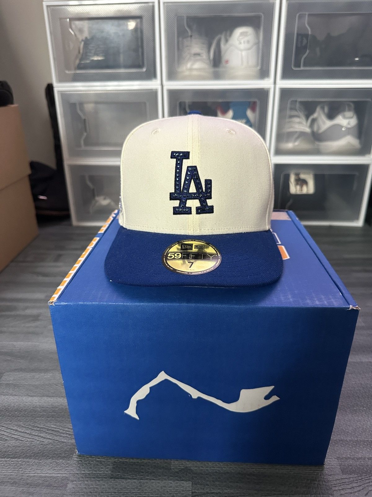 New Era Los Angeles Dodgers 75th World series Anniversary Size 7 Size ONE SIZE - 1 Thumbnail