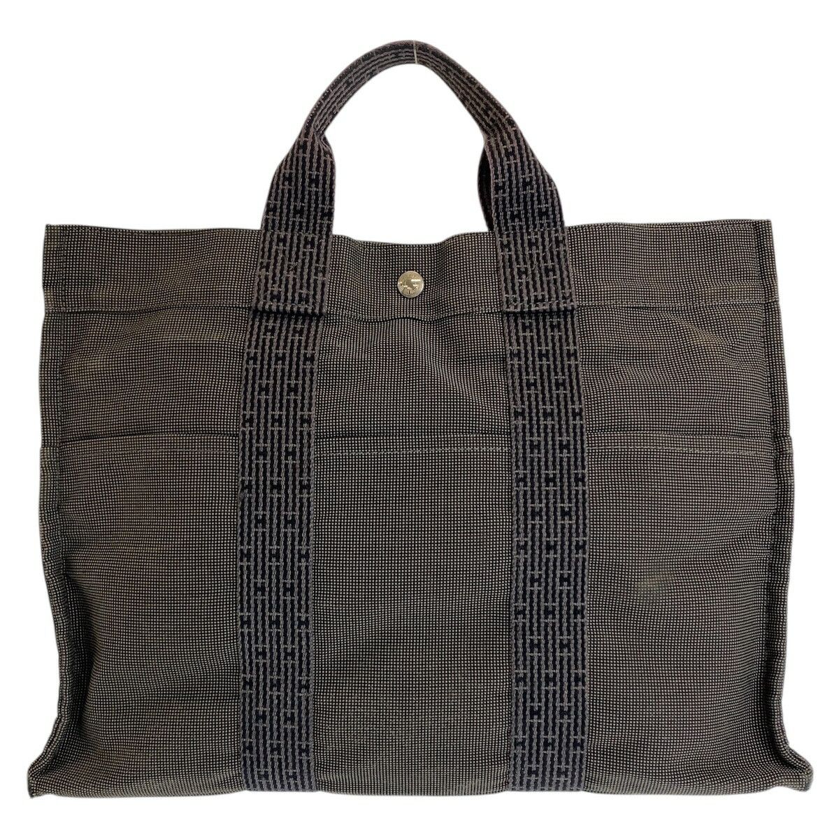 Hermes Hermes Hermes Herline MM Canvas Tote Bag Textile Tote Bag DUTY FREE for USA Size ONE SIZE - 1 Thumbnail