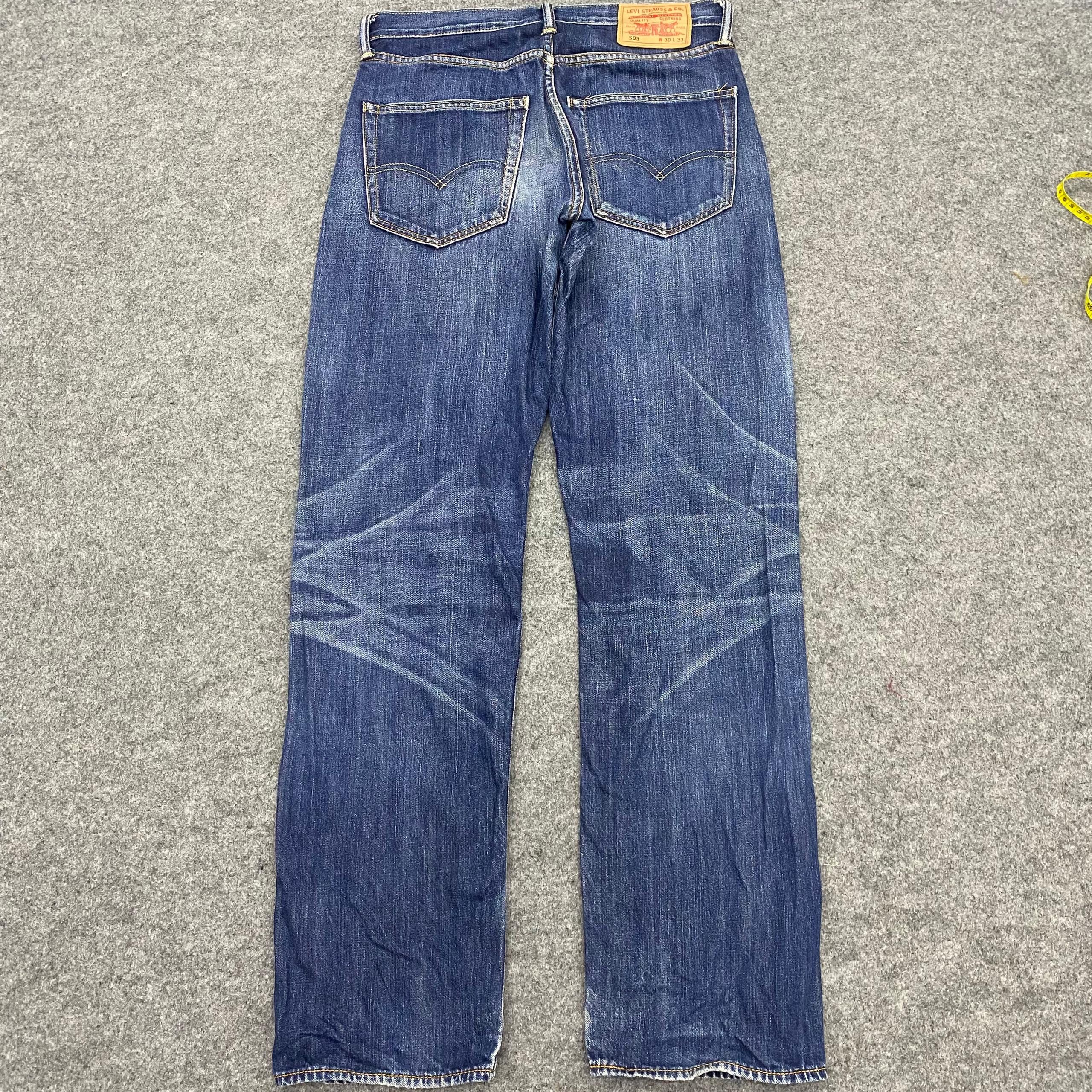 Levi's 💥Best Offer💥Vintage Levis 503 Distressed Denim Size US 31 - 3 Thumbnail