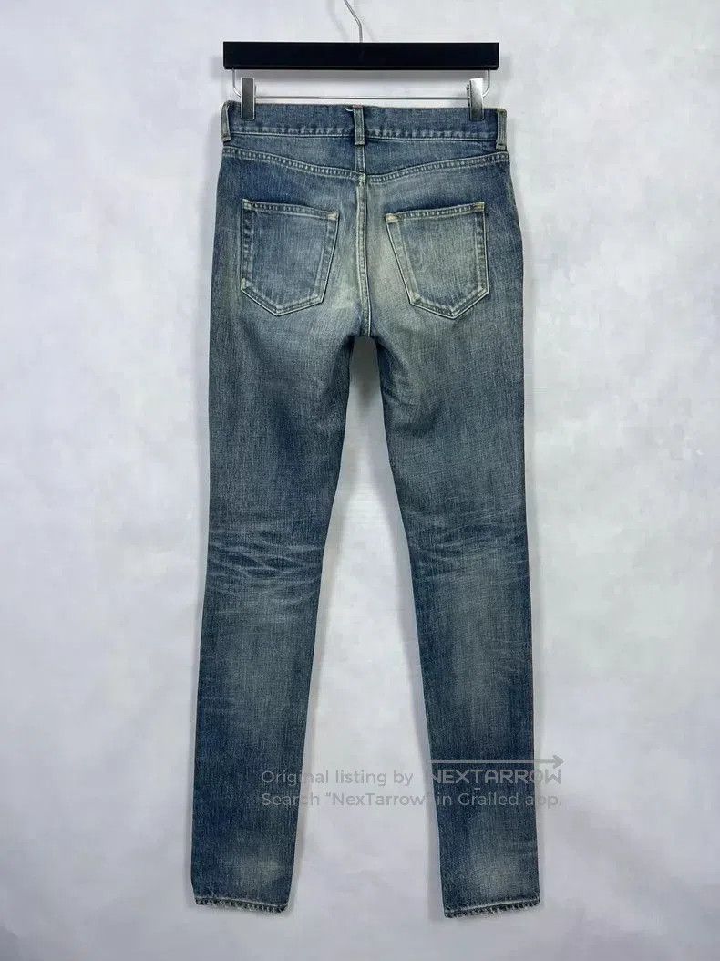 Saint Laurent Paris Saint Laurent Distressed Denim Jeans. Size US 27 - 2 Thumbnail
