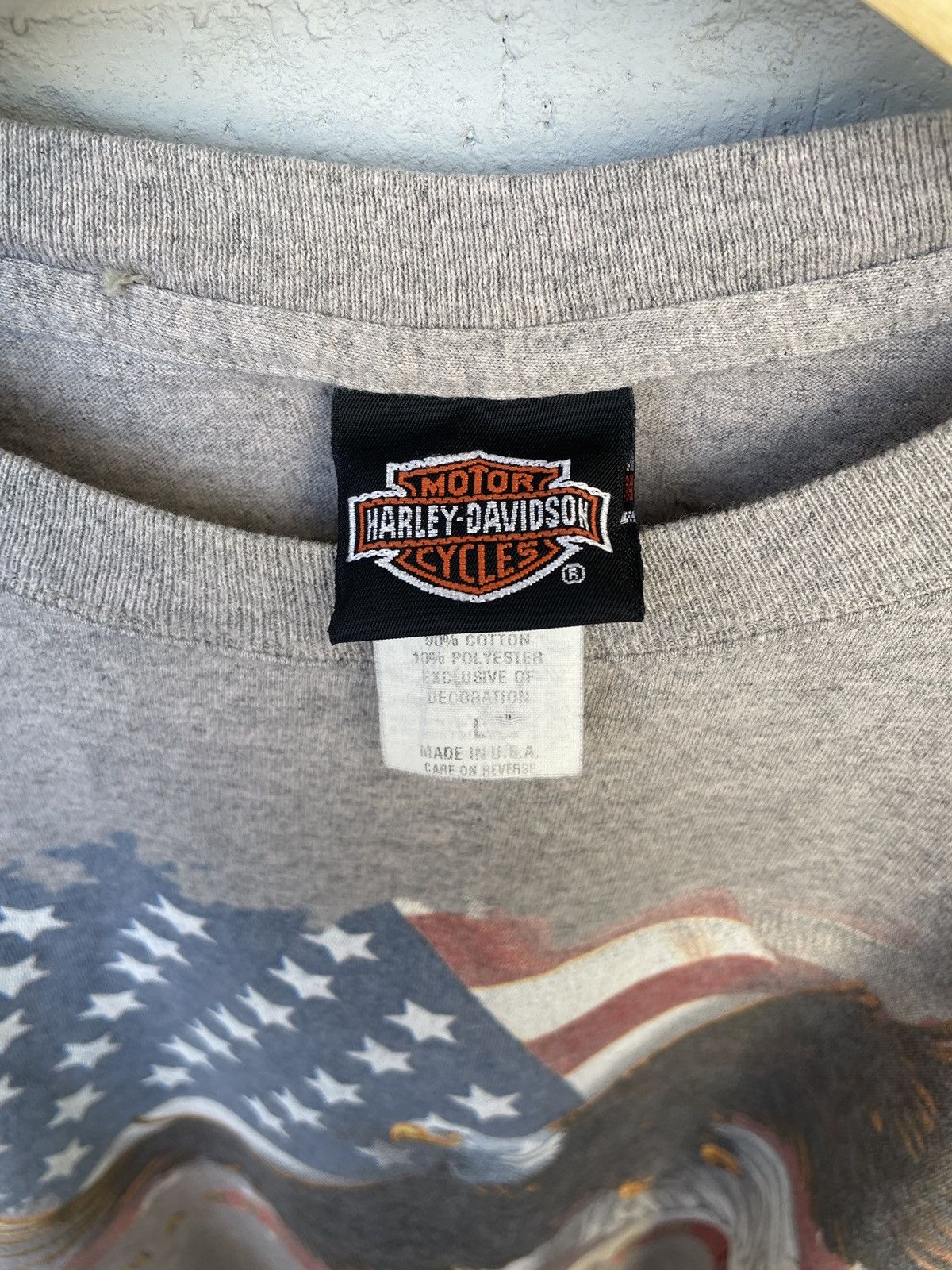 Harley Davidson 00 Harley Davidson Embroidered Logo Tee Size US XL / EU 56 / 4 - 7 Thumbnail