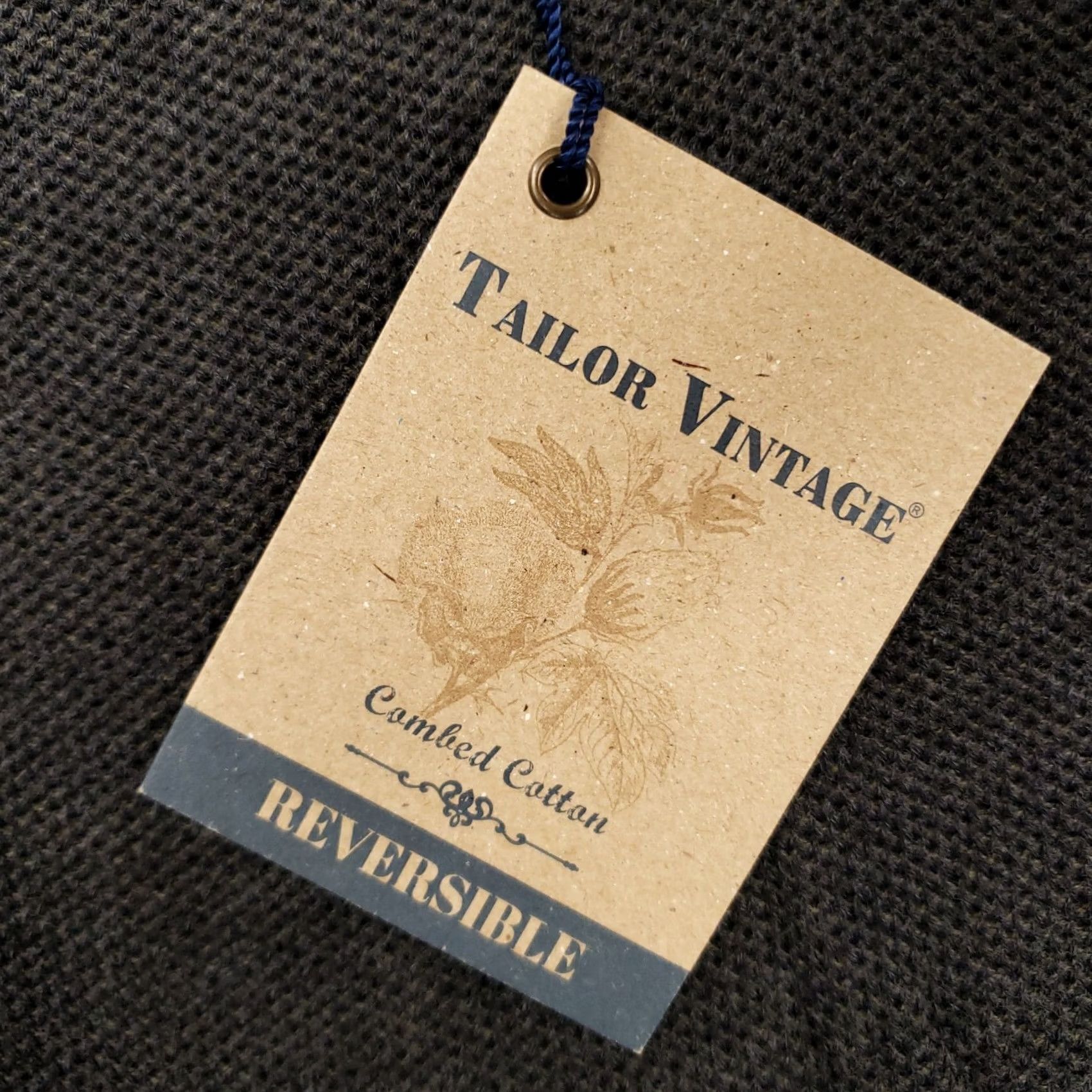 Vintage VINTAGE Tailor Sweater Mens 2XL Gray Pullover Reversible Neck Cotton NEW Size US XXL / EU 58 / 5 - 3 Thumbnail